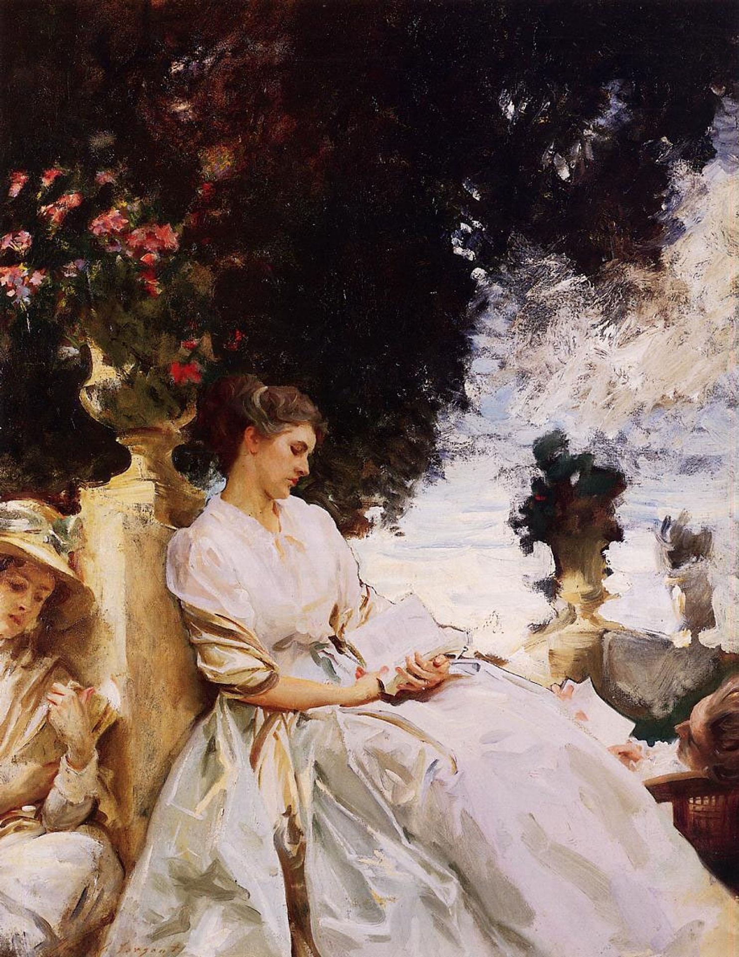 In the Garden, Corfu by John Singer Sargent