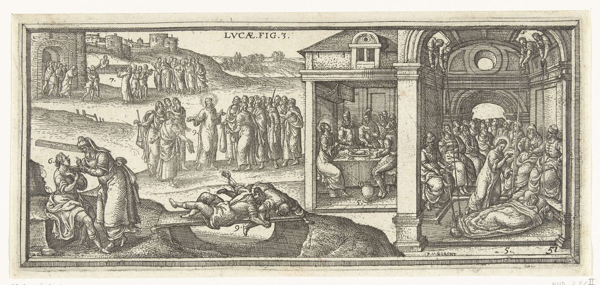 Leven van Christus by Pieter van der (I) Borcht