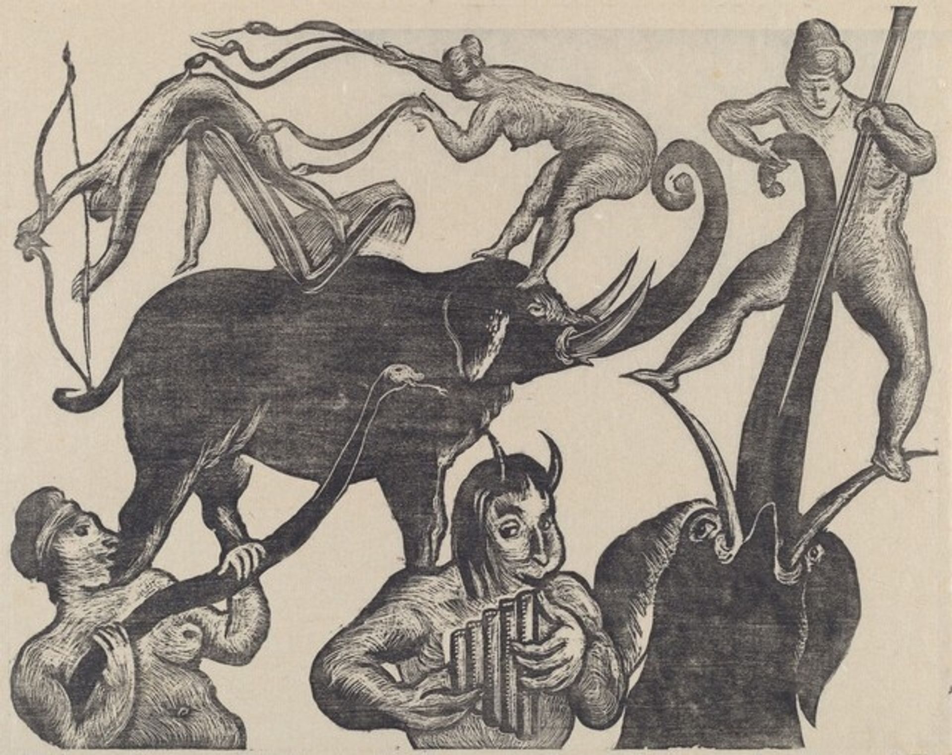 Pantagruel: Livre V, Chapter XXXVI - "Les Fresques" by Bernard Reder