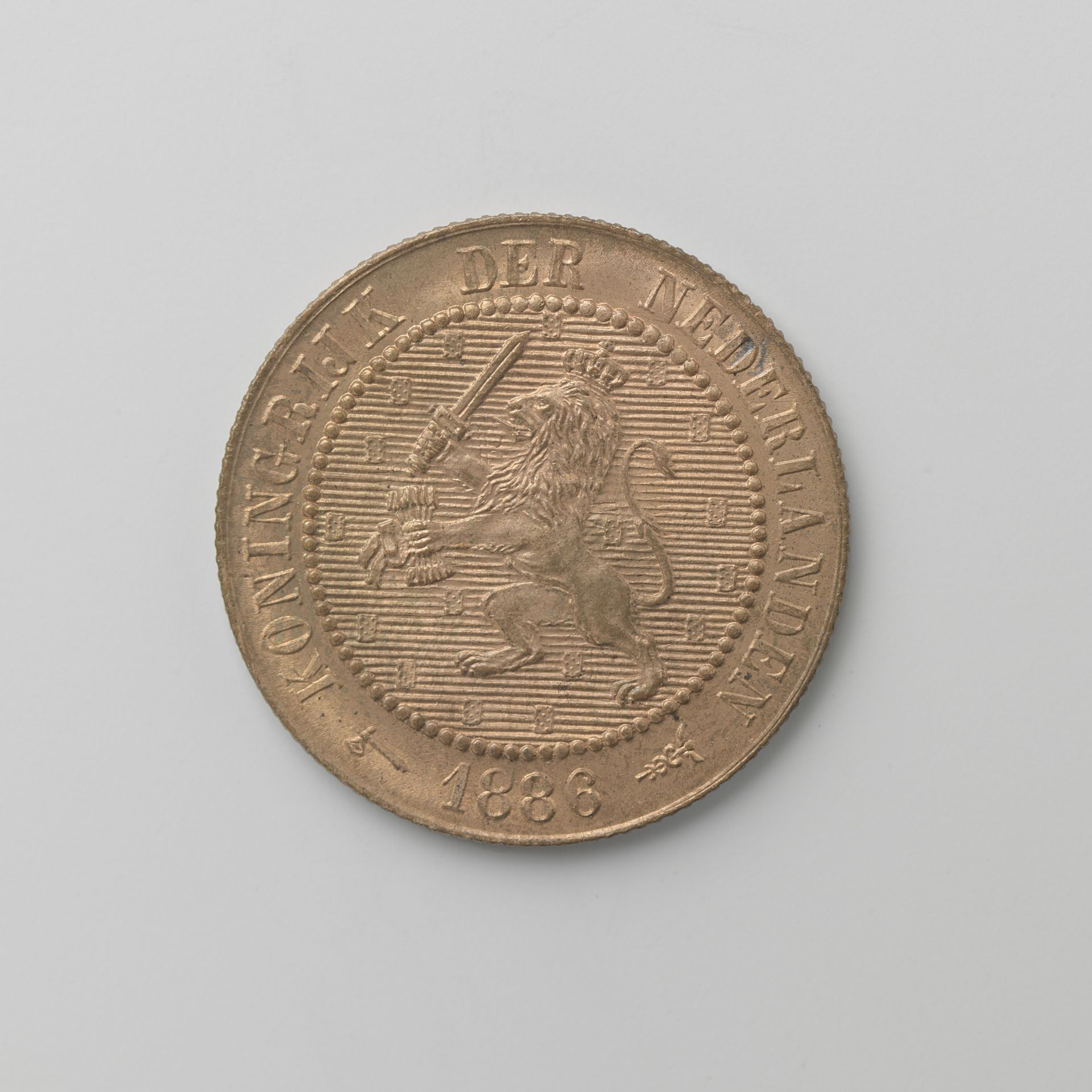 Nederlandse 2½ cent, 1886 by Willem III (koning der Nederlanden)