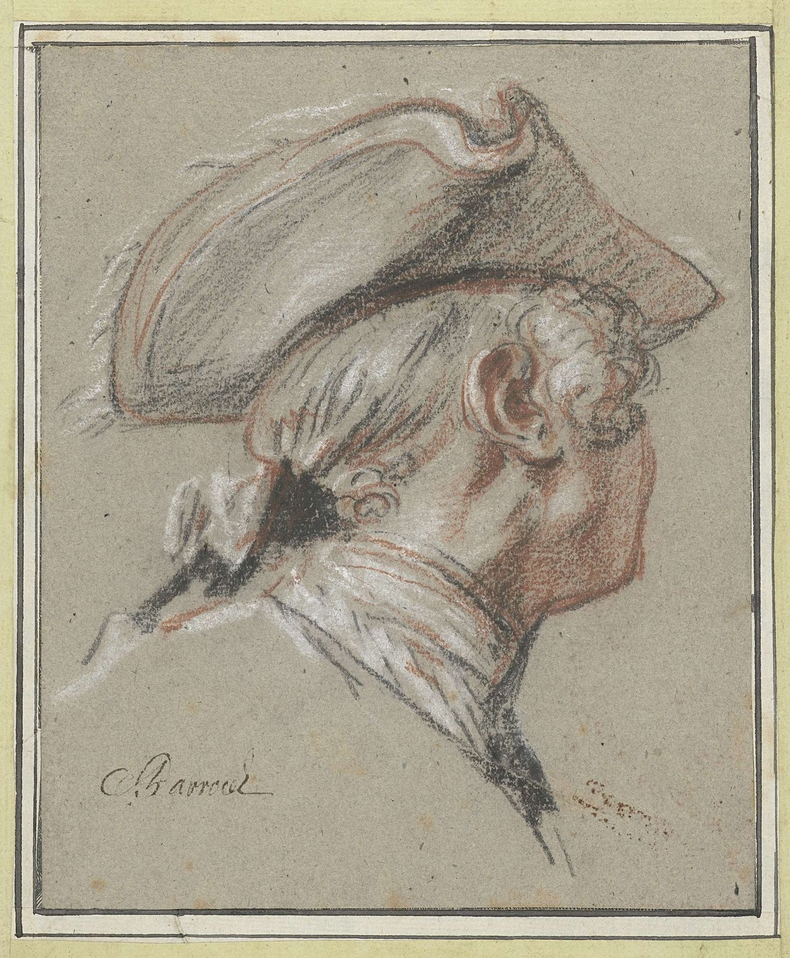 Study of a Head by Charles Parrocel