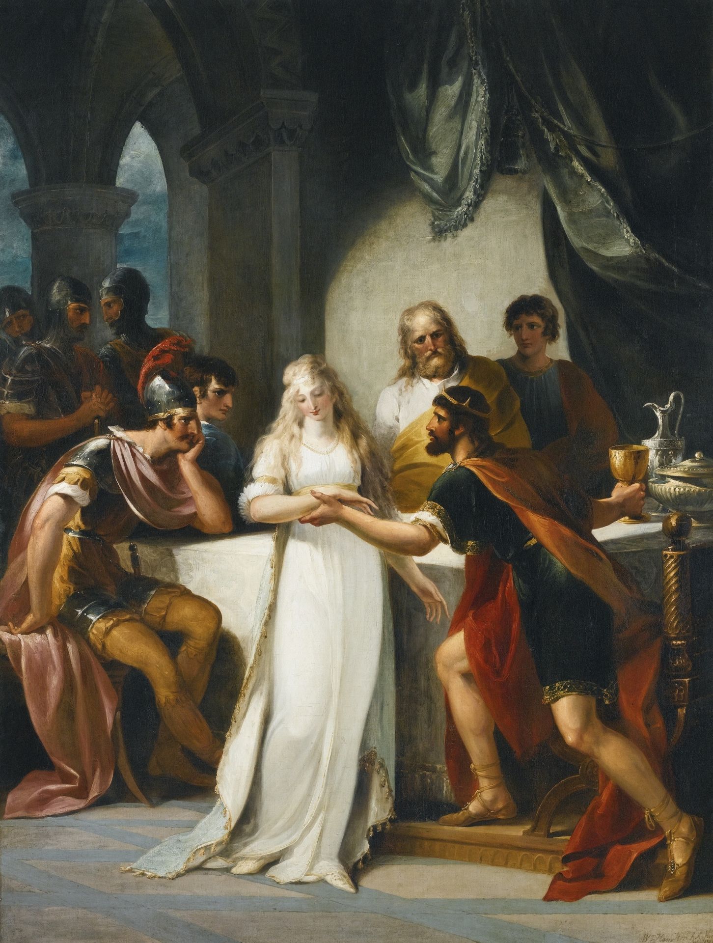 Vortigern and Rowena by William Hamilton