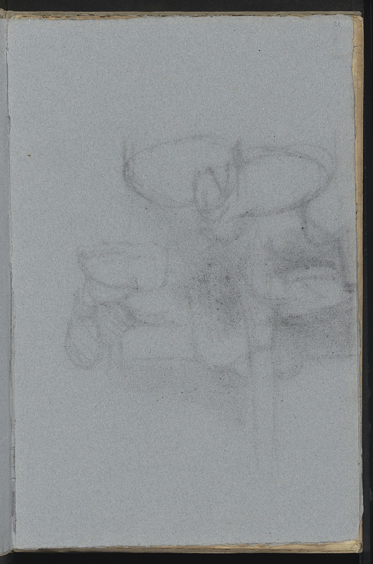 Abklatsch van de krijttekening op pagina 20 by Willem Witsen