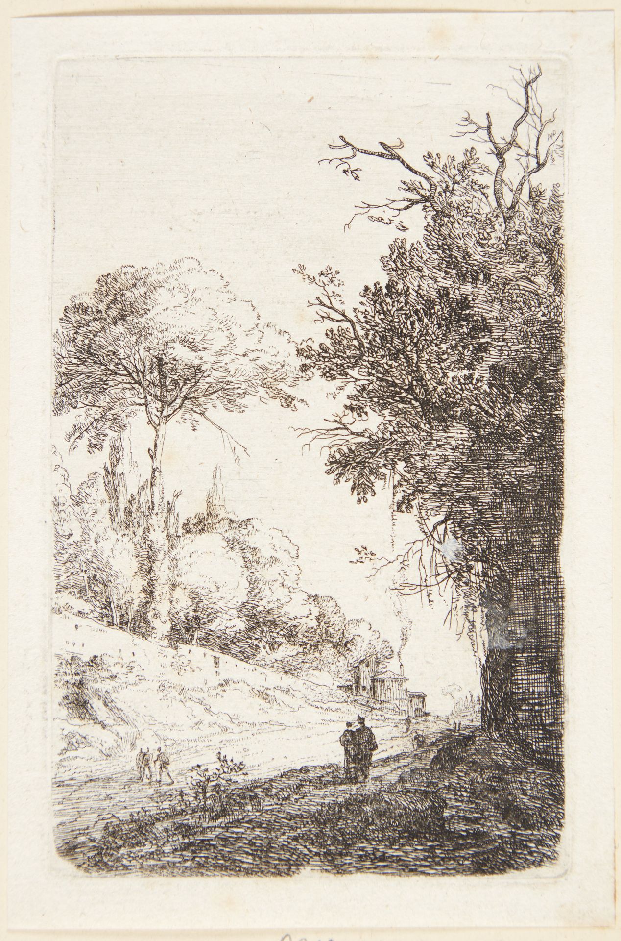 Del af Via Flaminia nær Rom by Bartholomeus Breenbergh