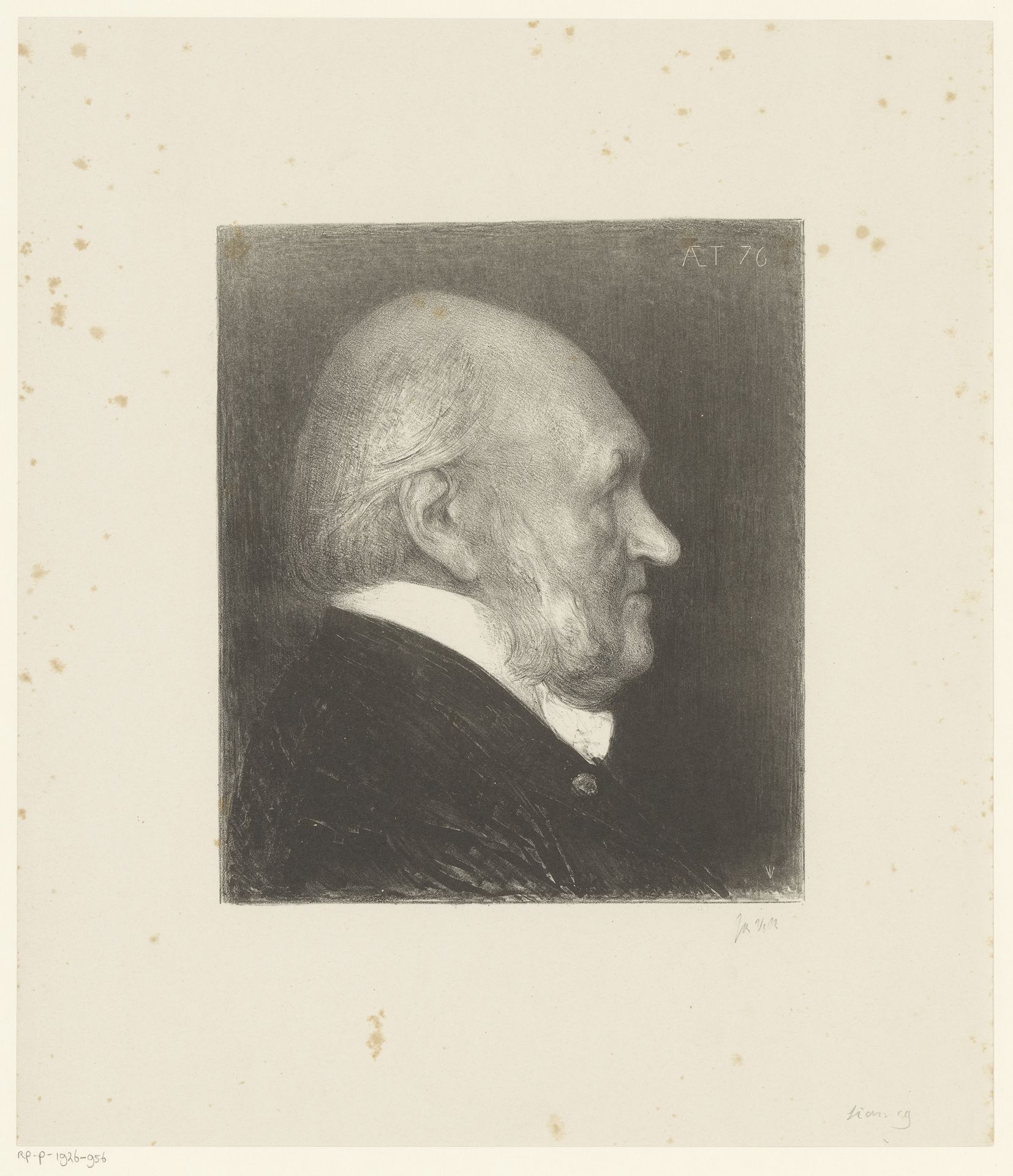Portret van Nicolaas Beets by Jan Veth