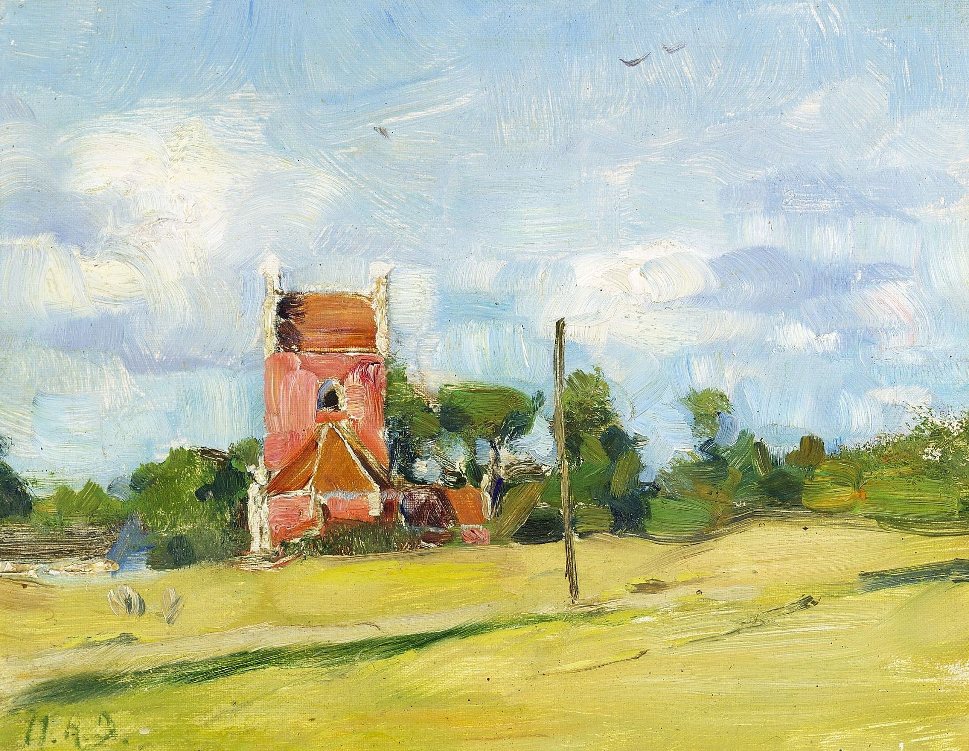 Byrum Kirke På Læsø by Hans Andersen Brendekilde