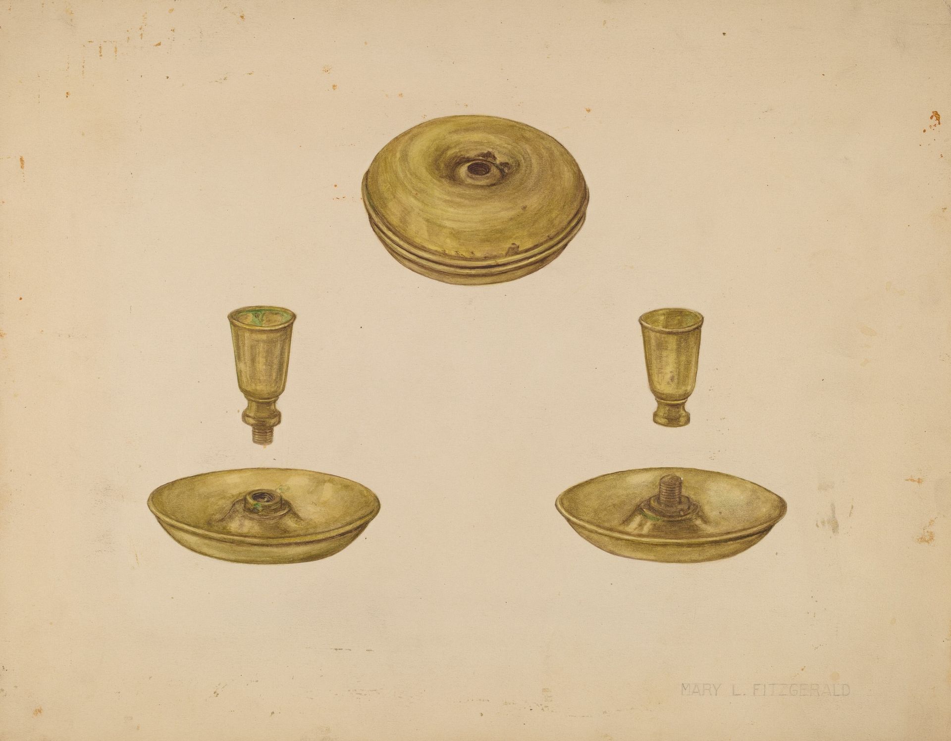 Candlestick by Mary Fitzgerald