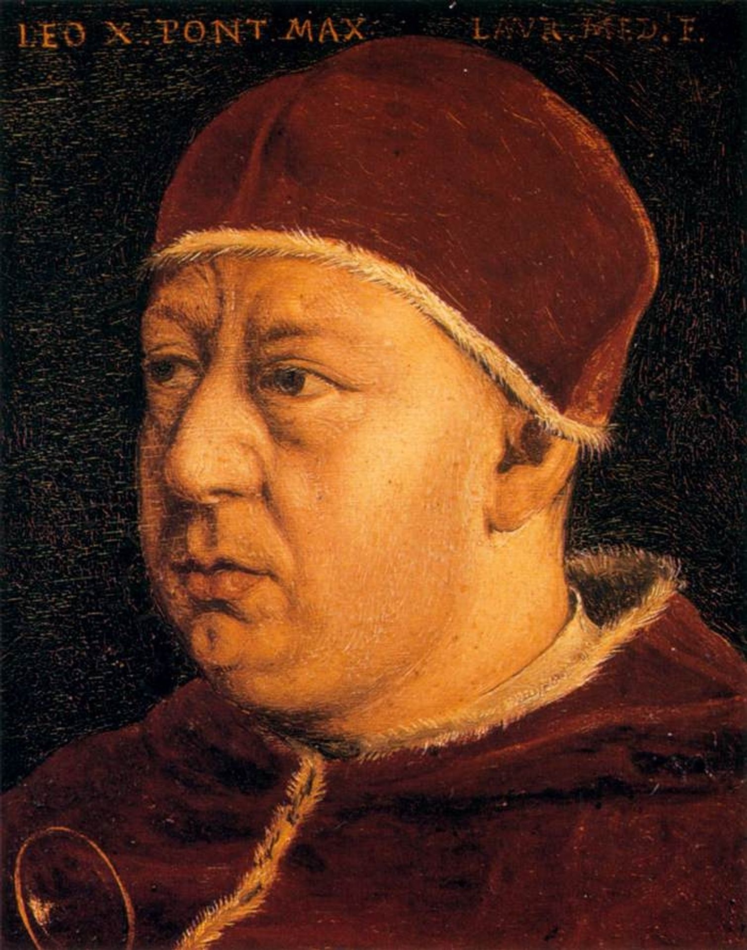 Pope Leo X by Agnolo Bronzino