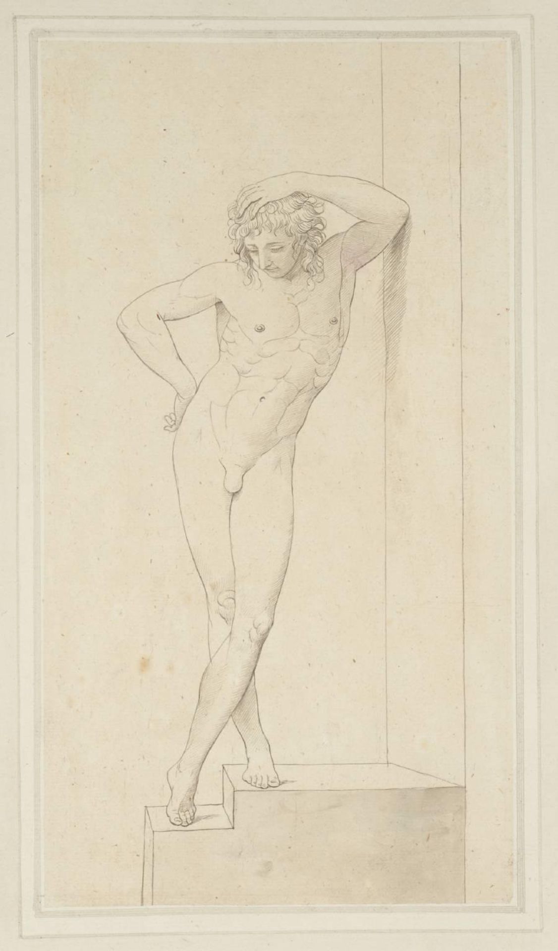 Academy, Standing Figure by  Giles Hussey