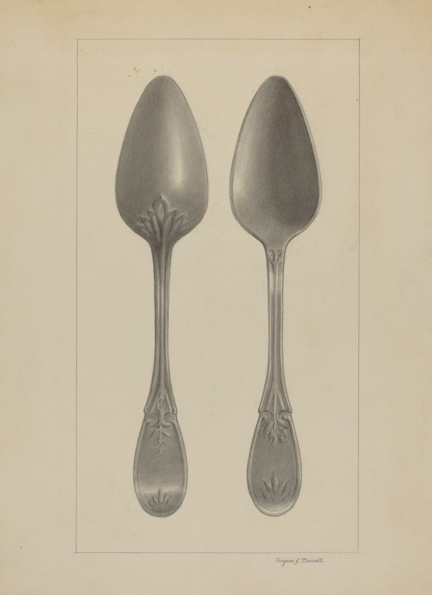 Pewter Spoon by Eugene Barrell