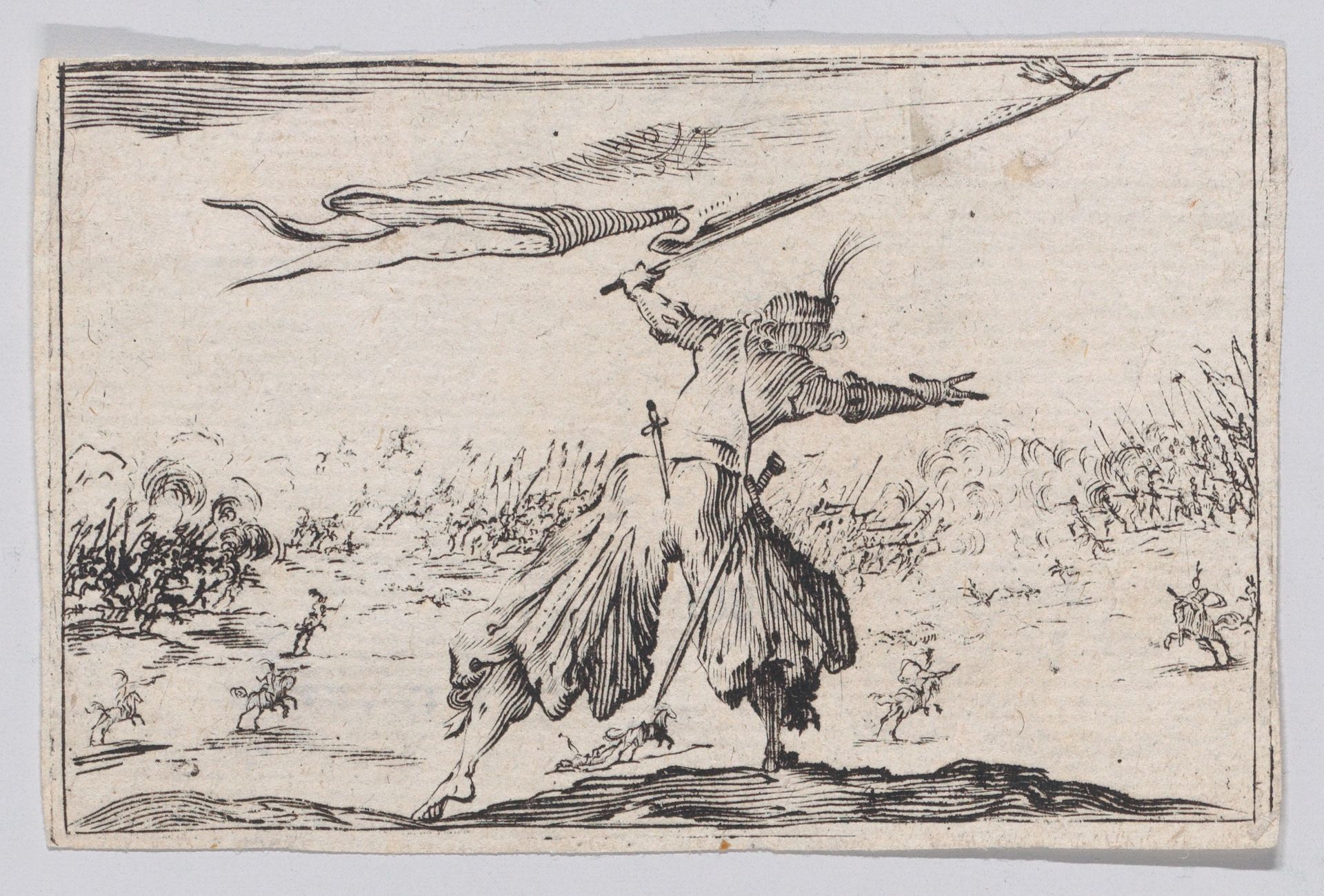 Reverse Copy of Le Porte-Étendard (The Standard Bearer), from Les Caprices by Anonymous