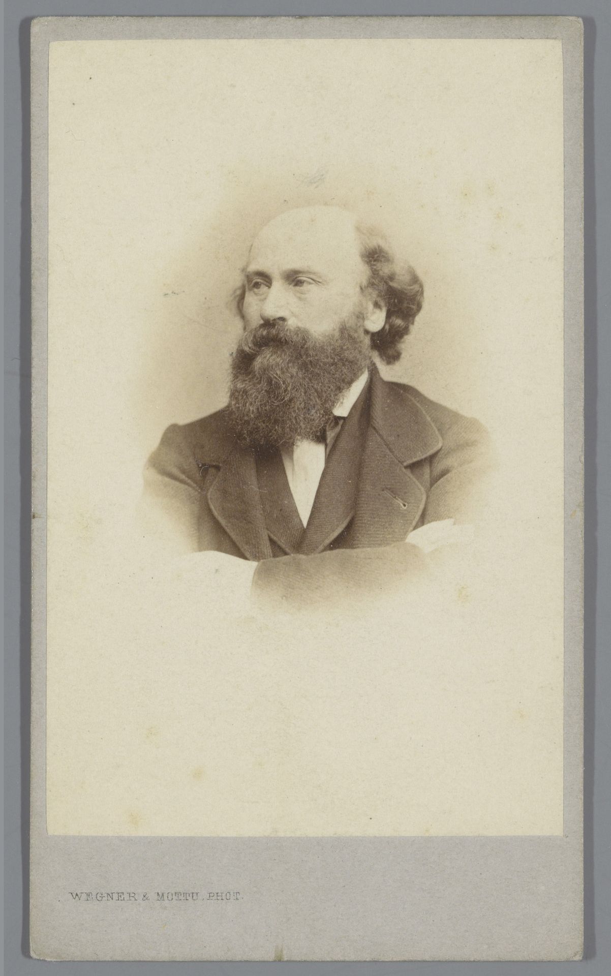 Portret van Marie Eugène Bour by Wegner & Mottu