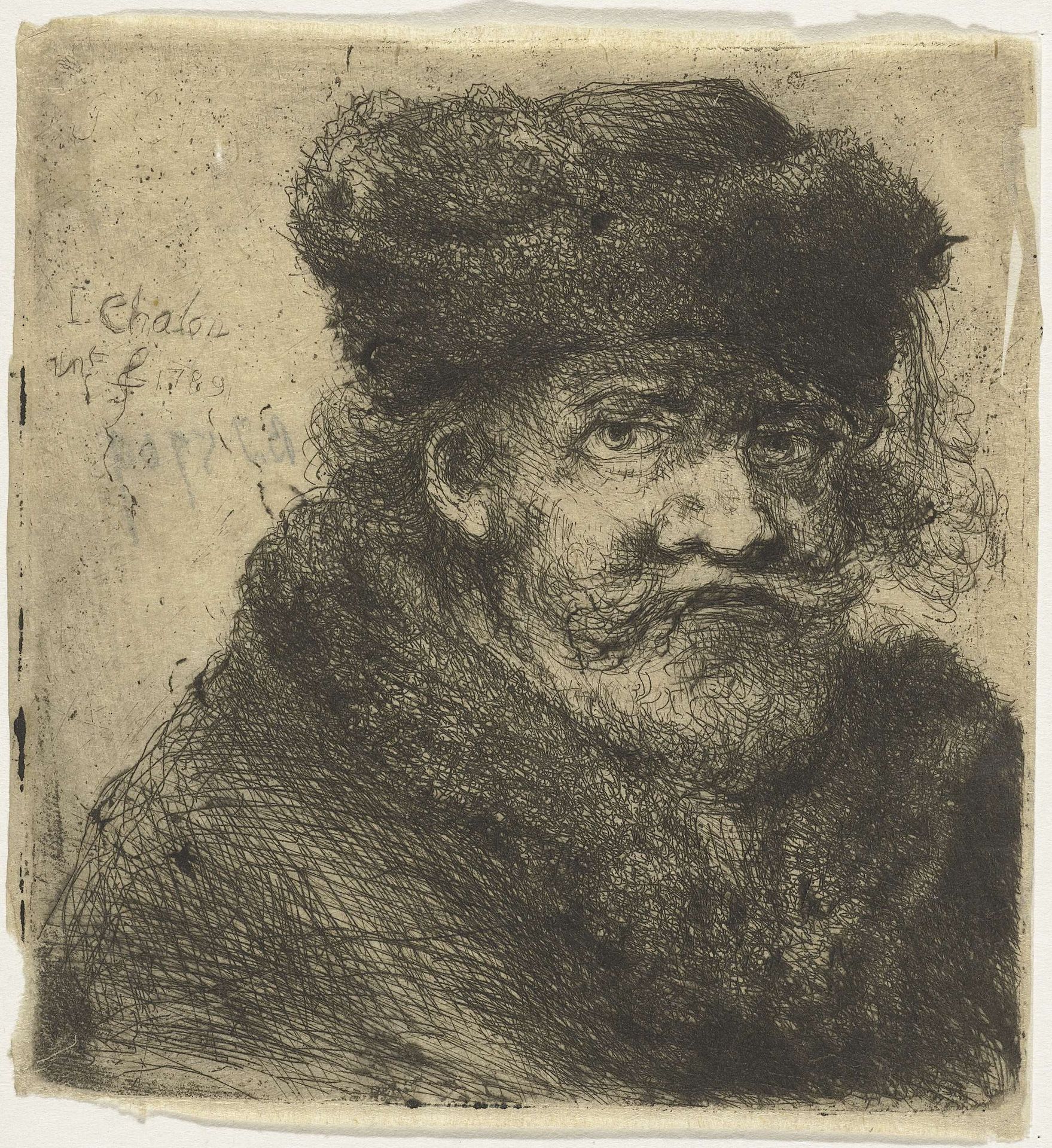 Oude man by Jan Chalon