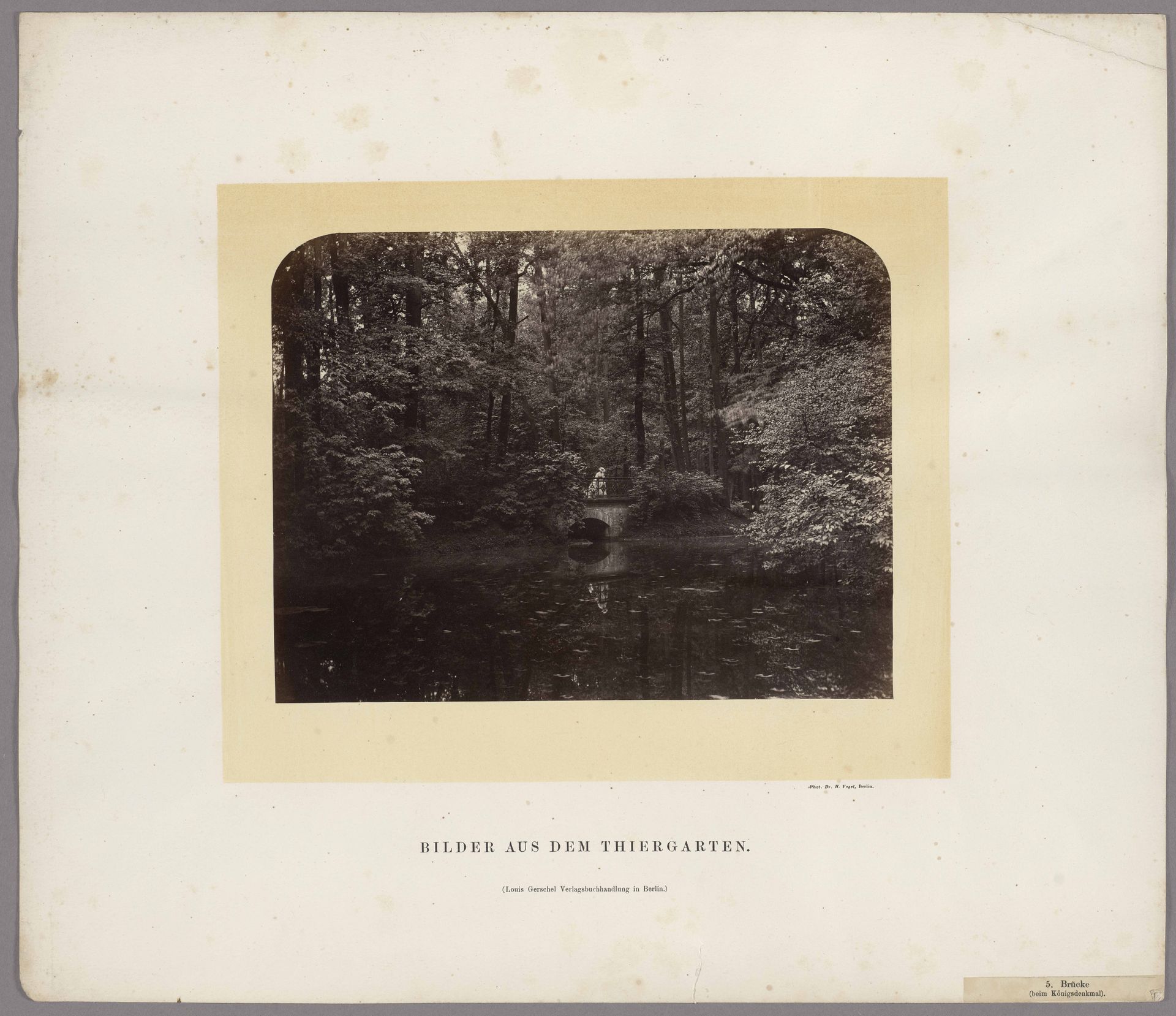 Brücke (beim Königsdenkmal) (Original Title) by Hermann Wilhelm Vogel