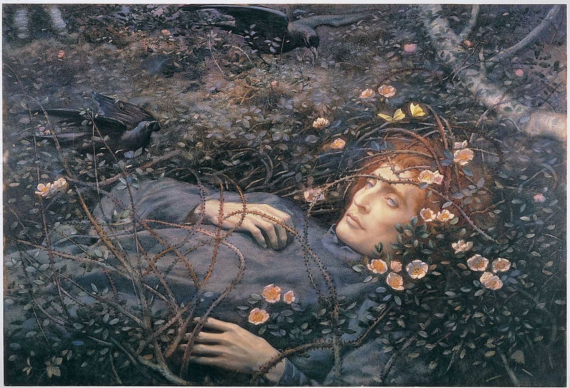 'Oh, What's That in the Hollow...?' by Edward Robert Hughes