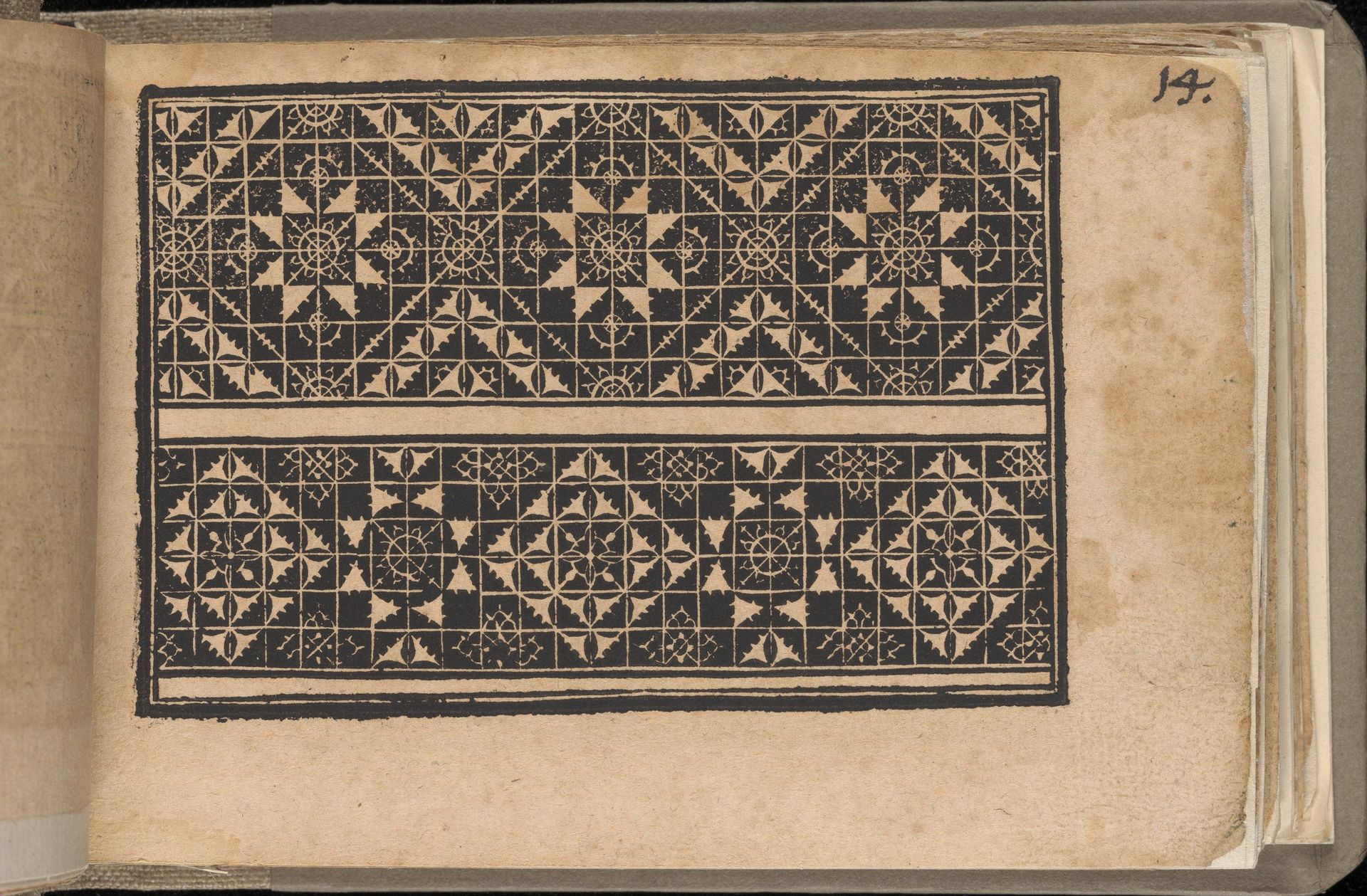 Schön newes Modelbuch (Page 14r) by Sigismundus Latomus