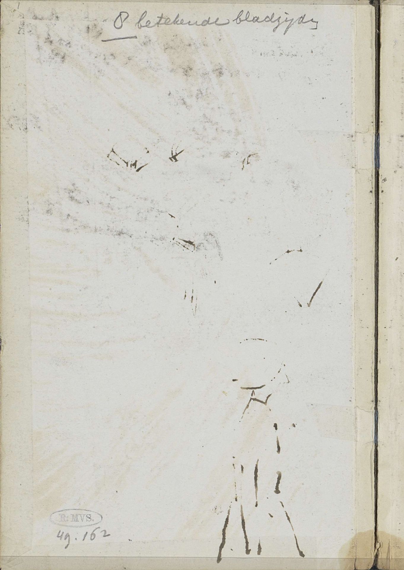 Annotatie by George Hendrik Breitner