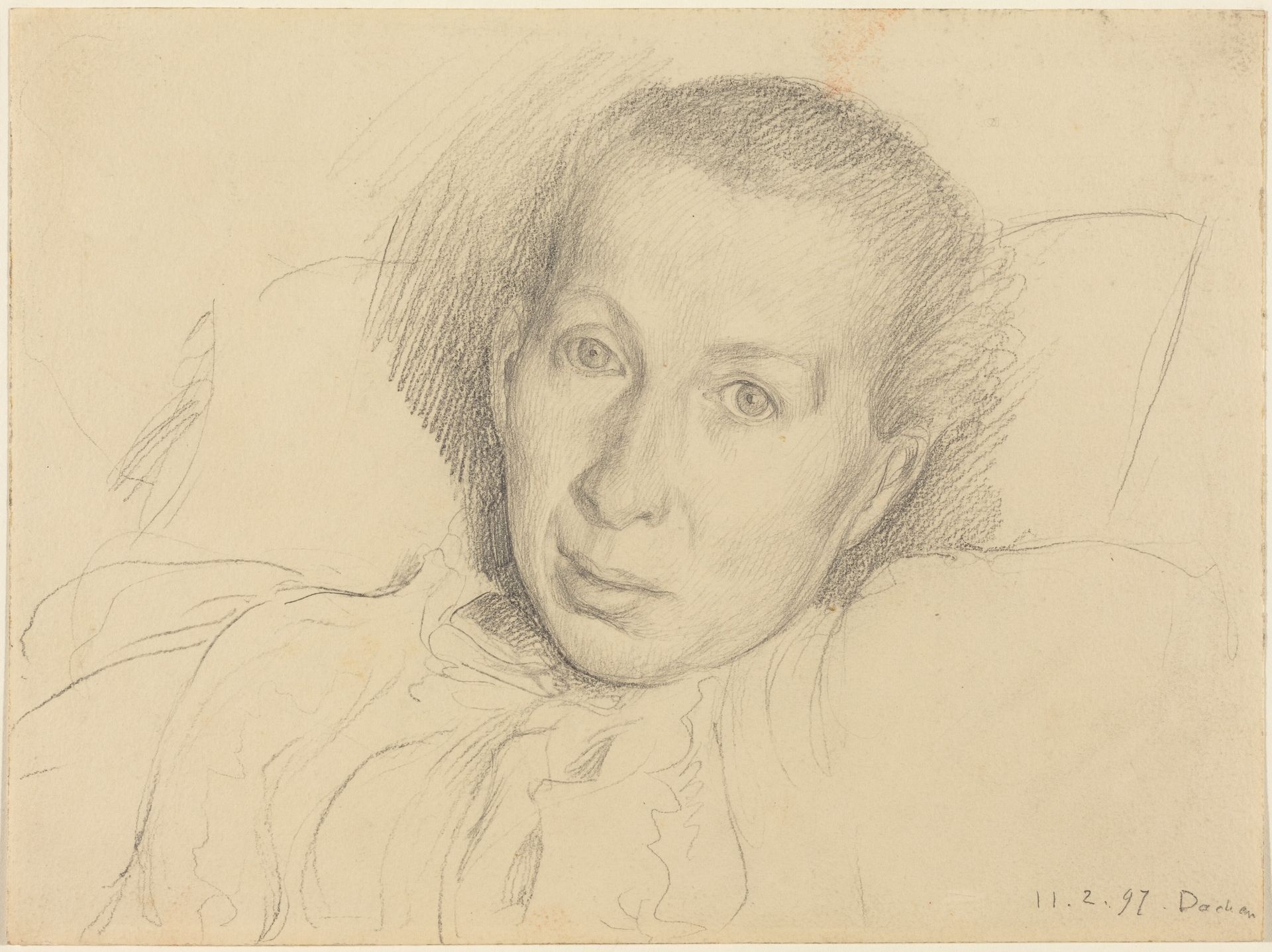 The Artist's Sister, Marie von Kalckreuth by Leopold von Kalckreuth