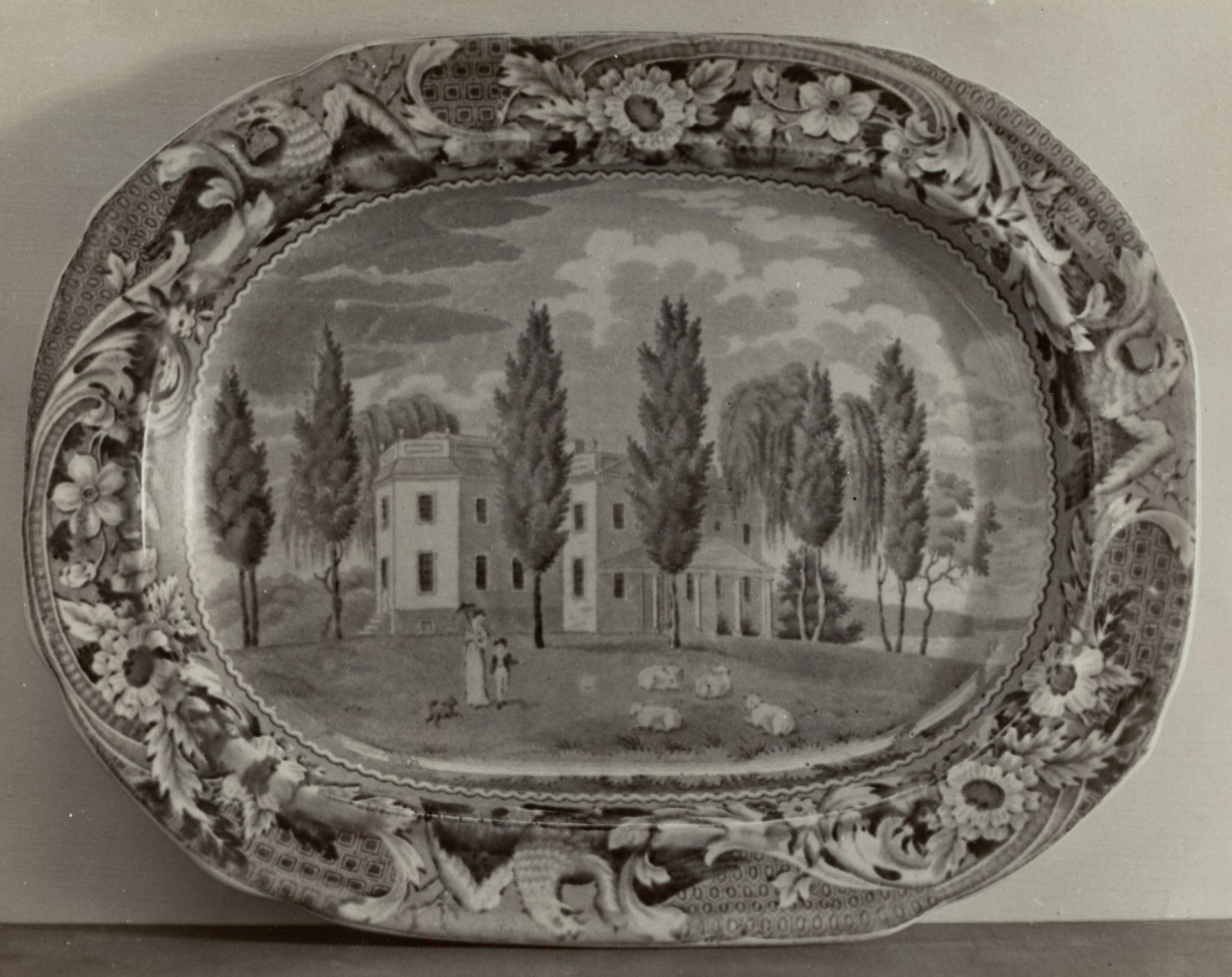 Plate - "Stevens House, Hoboken" by Helmut Hiatt