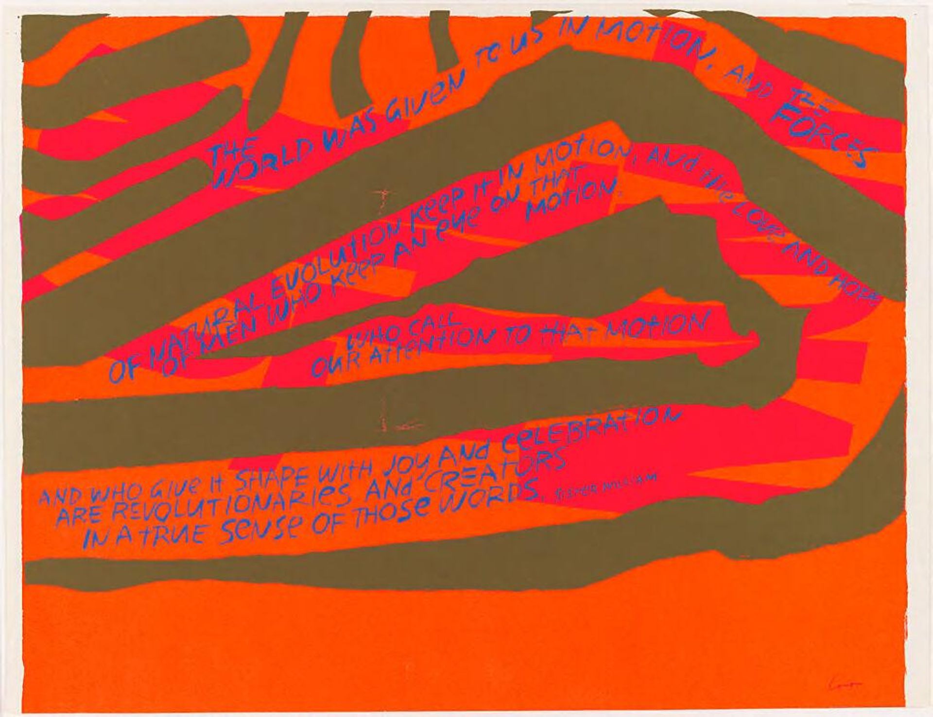 the world was given to us by Corita Kent