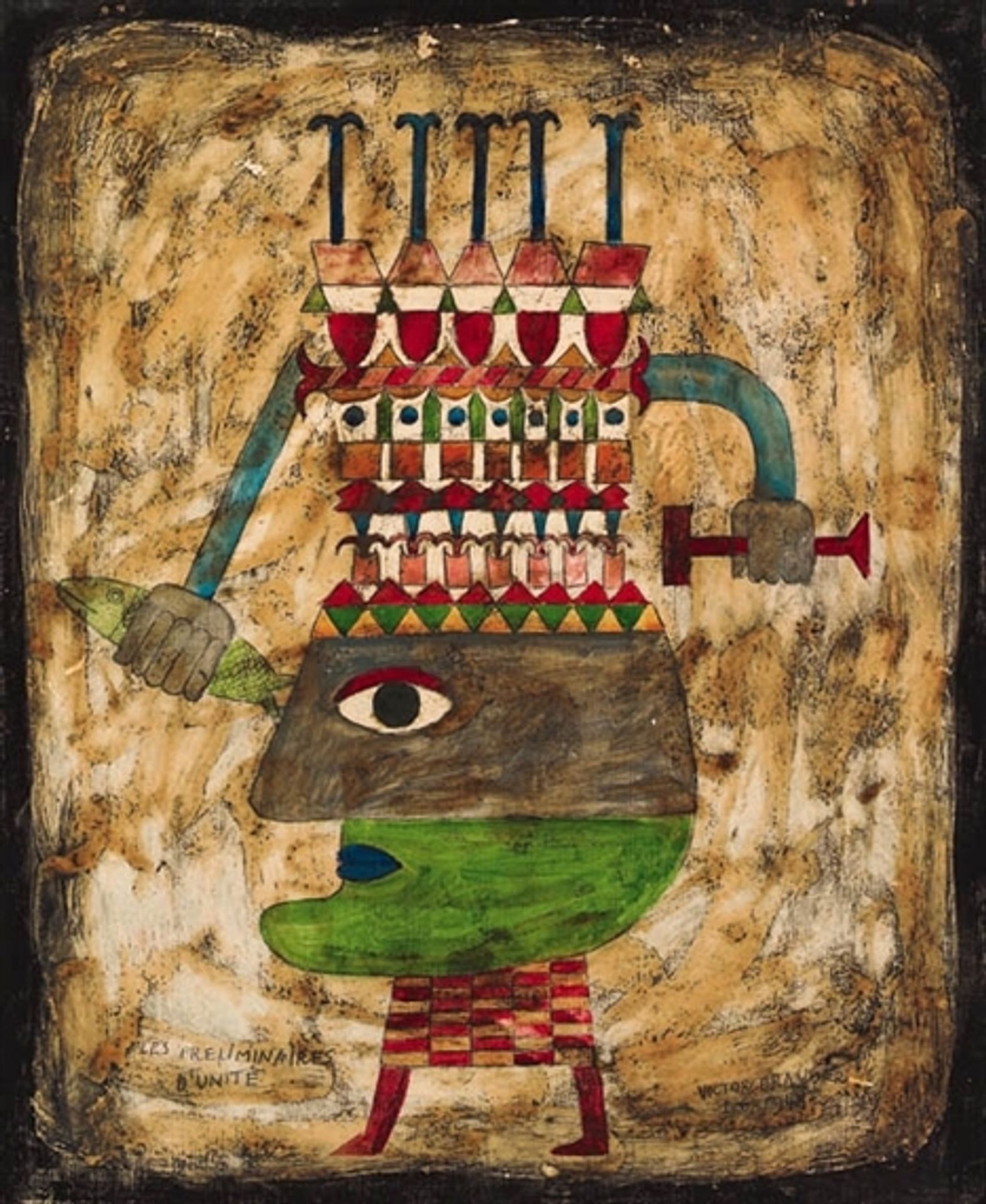Les préliminaires d'unité by Victor Brauner