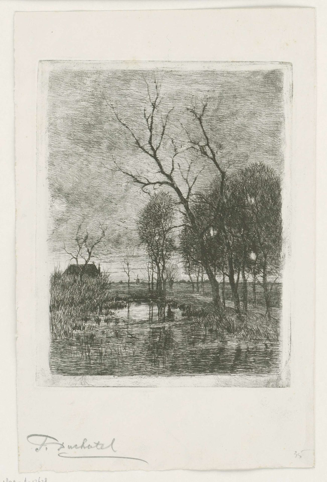 Schemering by Fredericus Jacobus van Rossum du Chattel