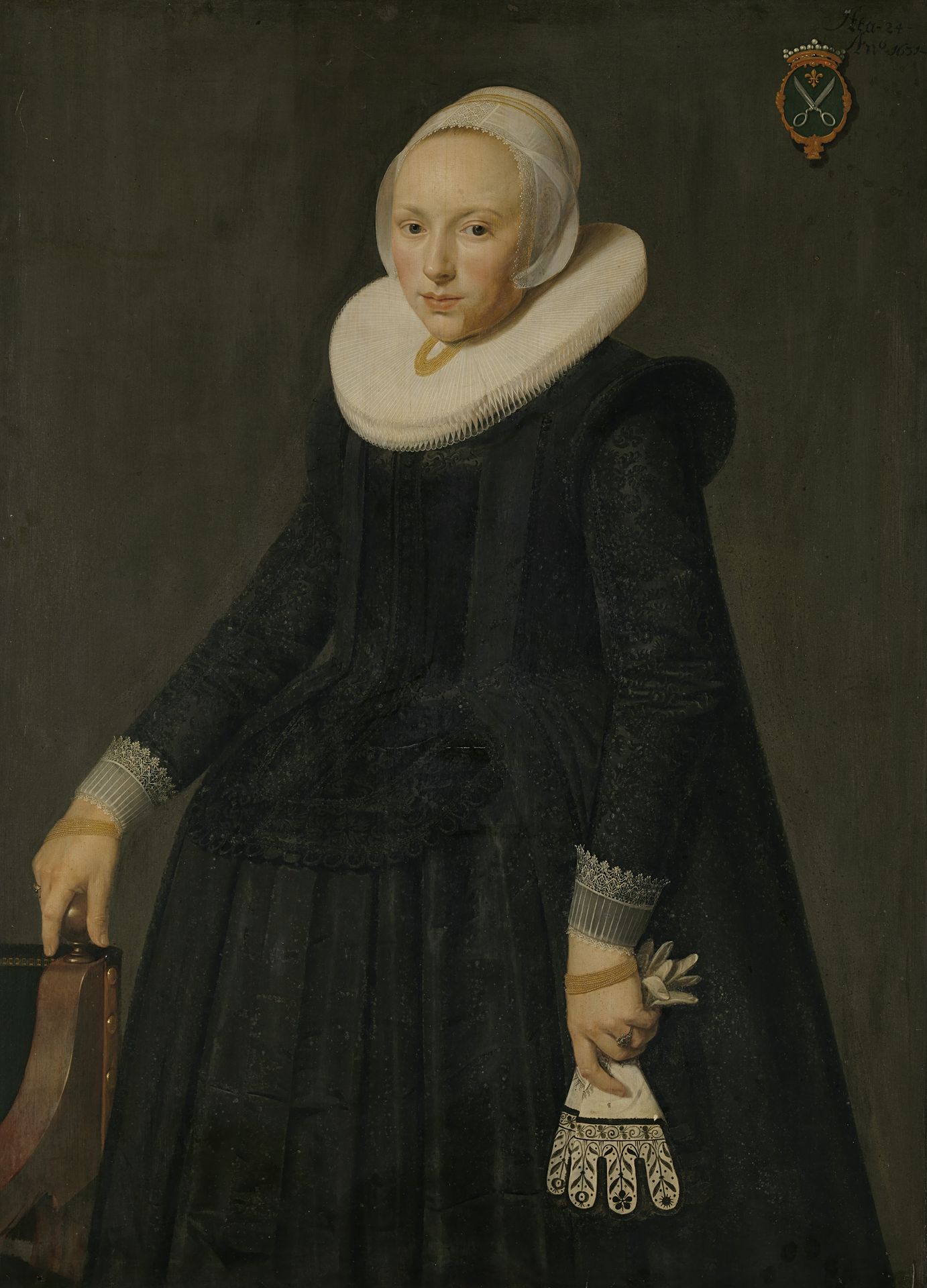 Portrait of Trijntje Tijsdr van Nooij (1606/07-1646) by Anonymous
