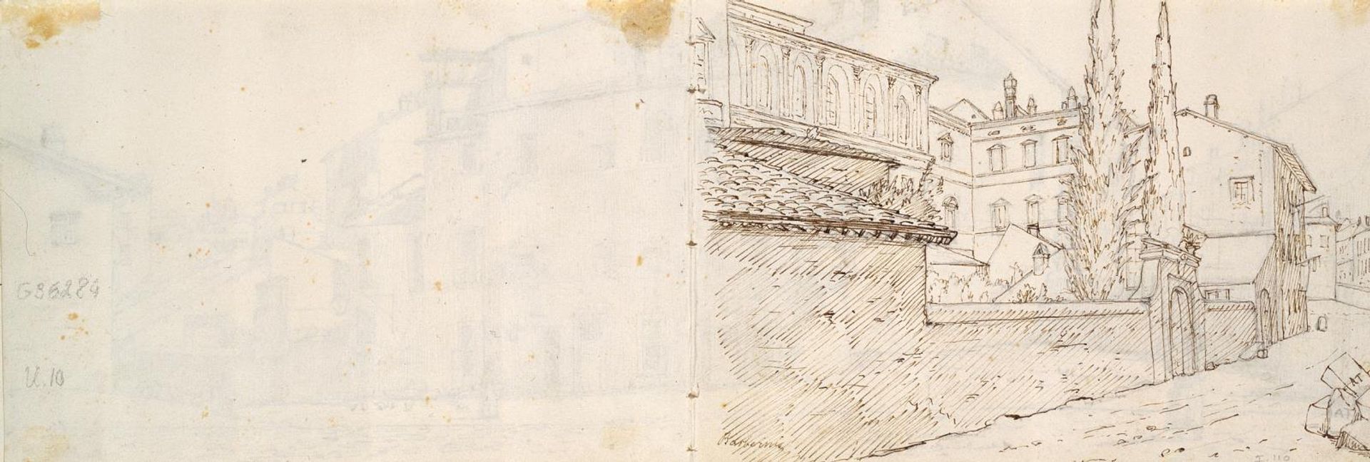 Palazzo Barberini, Rom by Wilhelm Marstrand