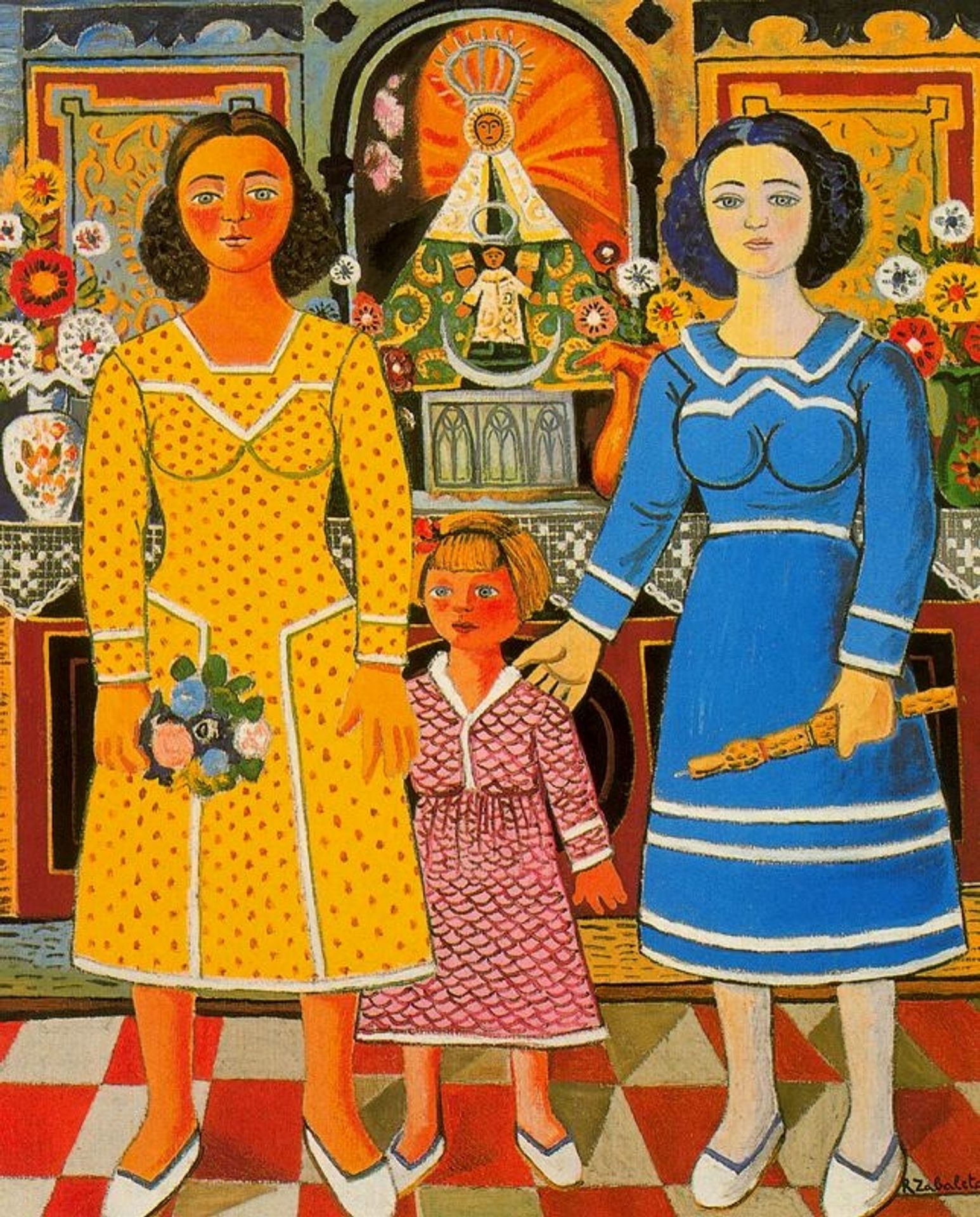 Pilgrims in Tiscar by Rafael Zabaleta