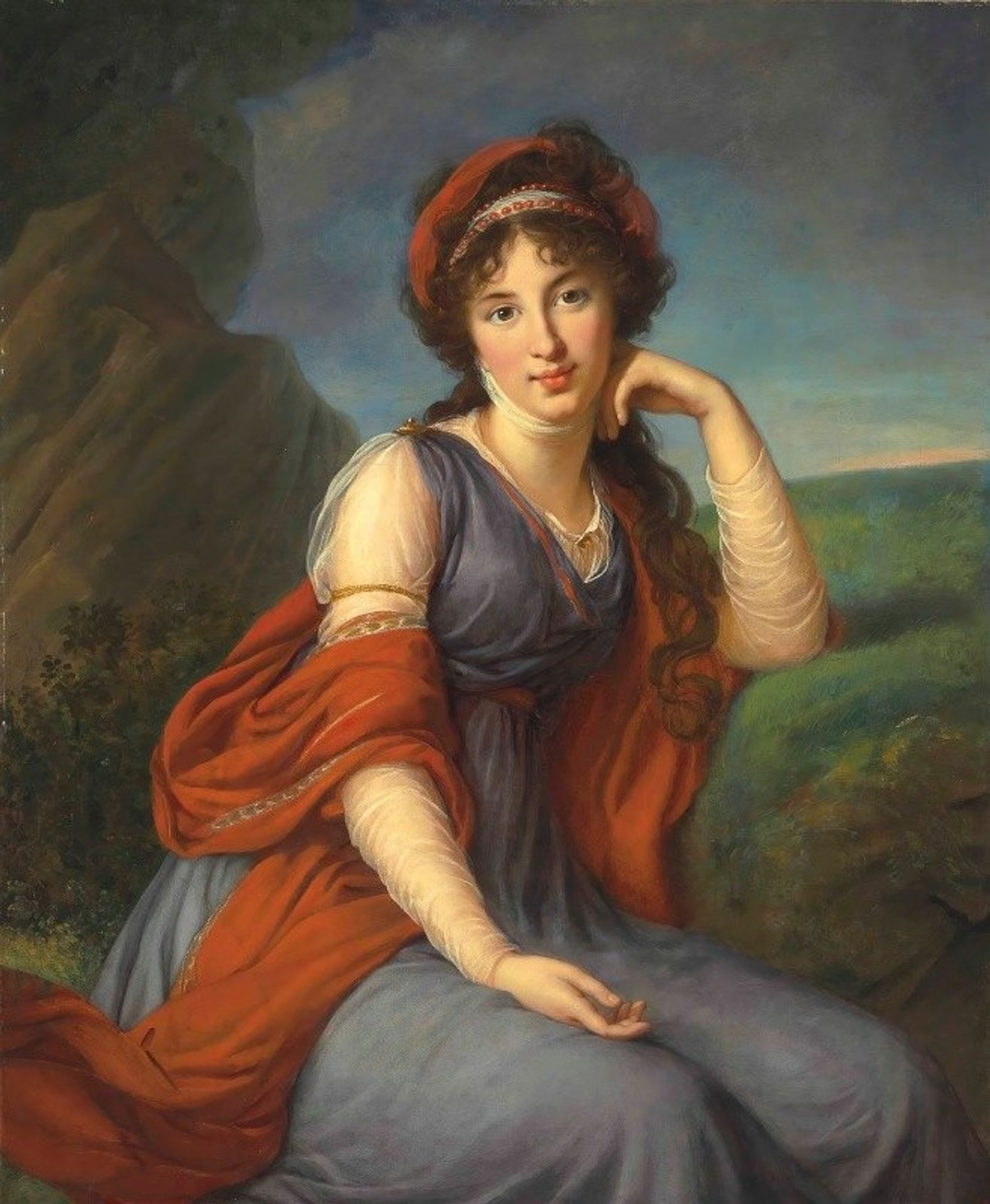 Maria Grigorievna Viazemskaïa, Princess Golitsyna by Elisabeth Louise Vigée Le Brun
