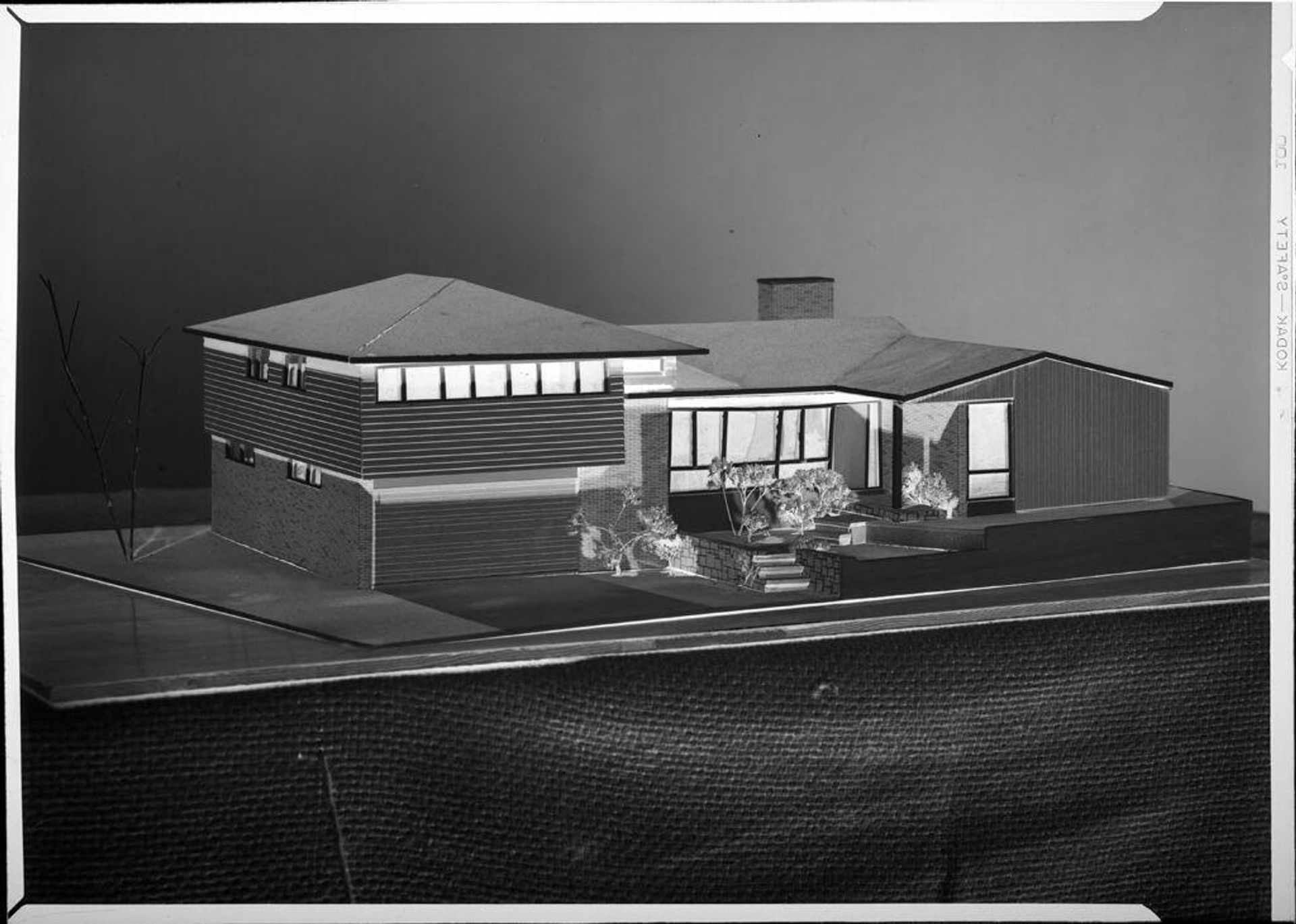 Untitled (architectural model of a house) by Robert Burian