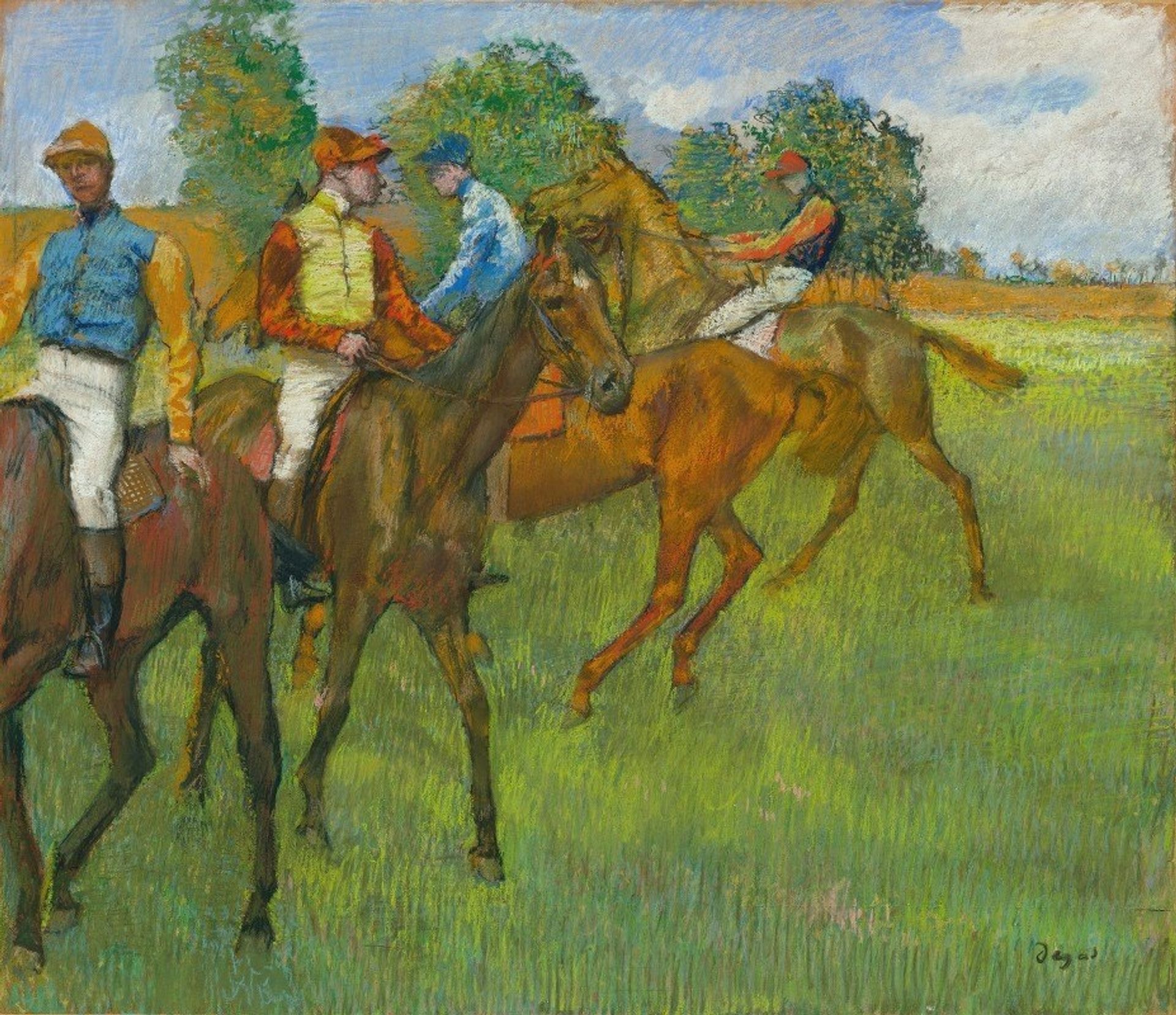 Before the Race by Edgar Degas