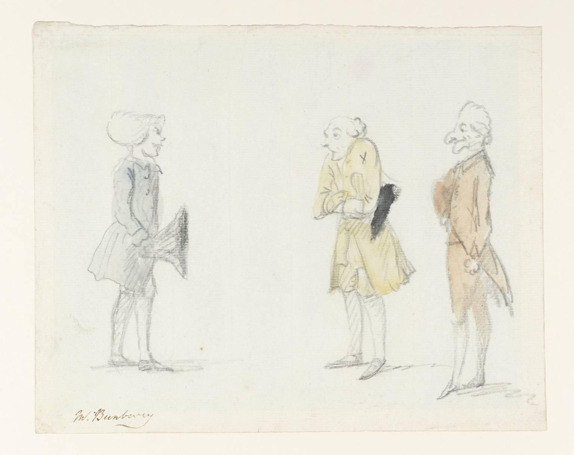 Three Figures by Henry William Bunbury