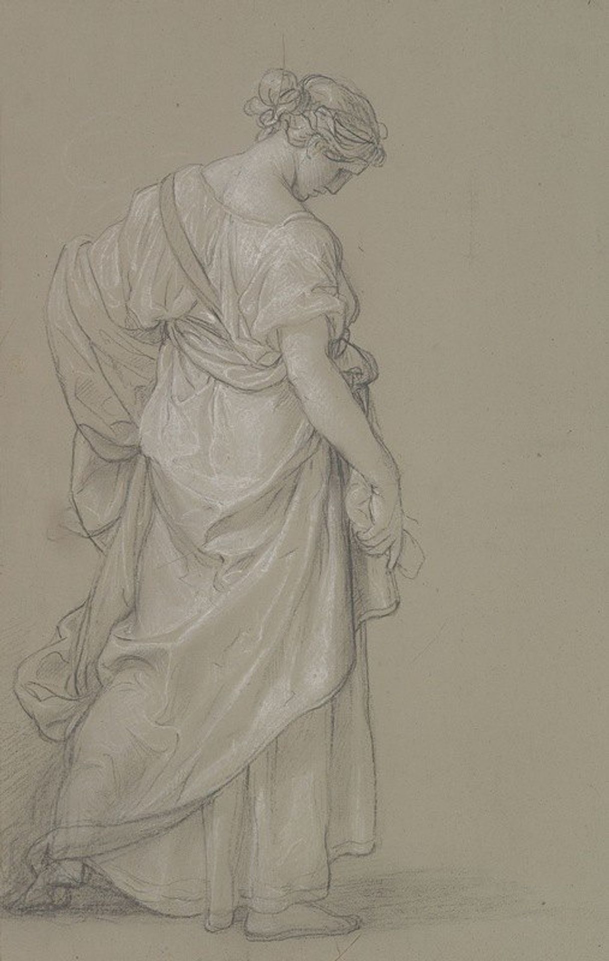 Study of a Standing Woman by Angelica Kauffmann