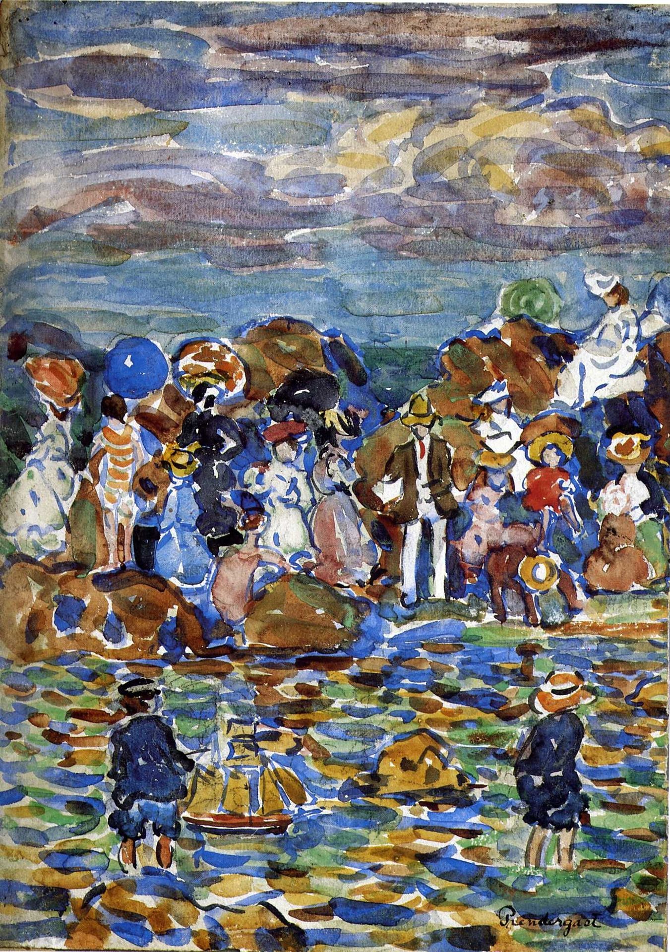St. Malo by Maurice Prendergast