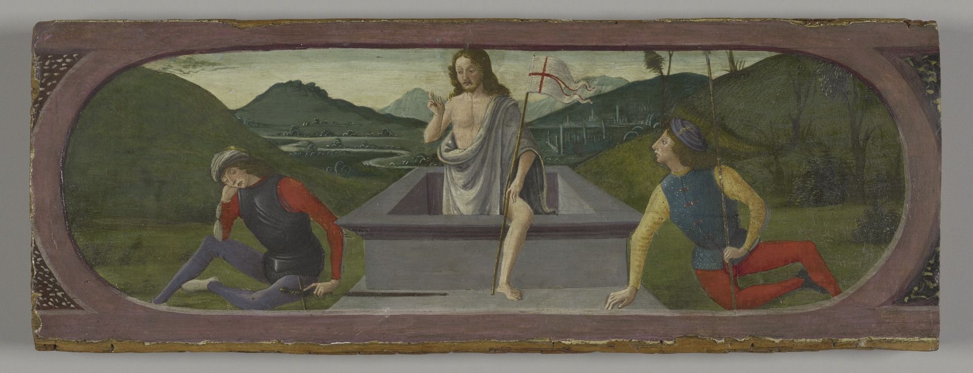 The resurrection by Francesco Botticini