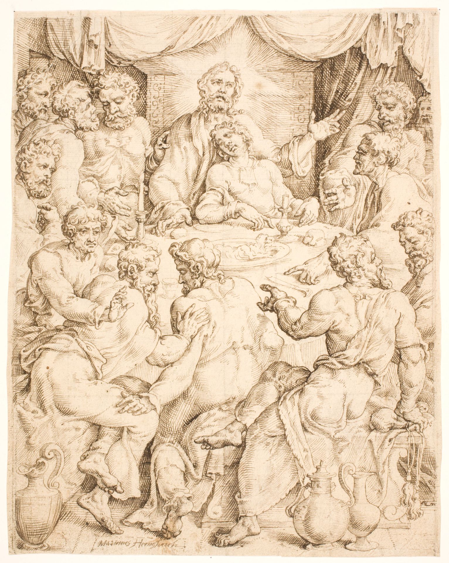 The last Supper by Maarten van Heemskerck