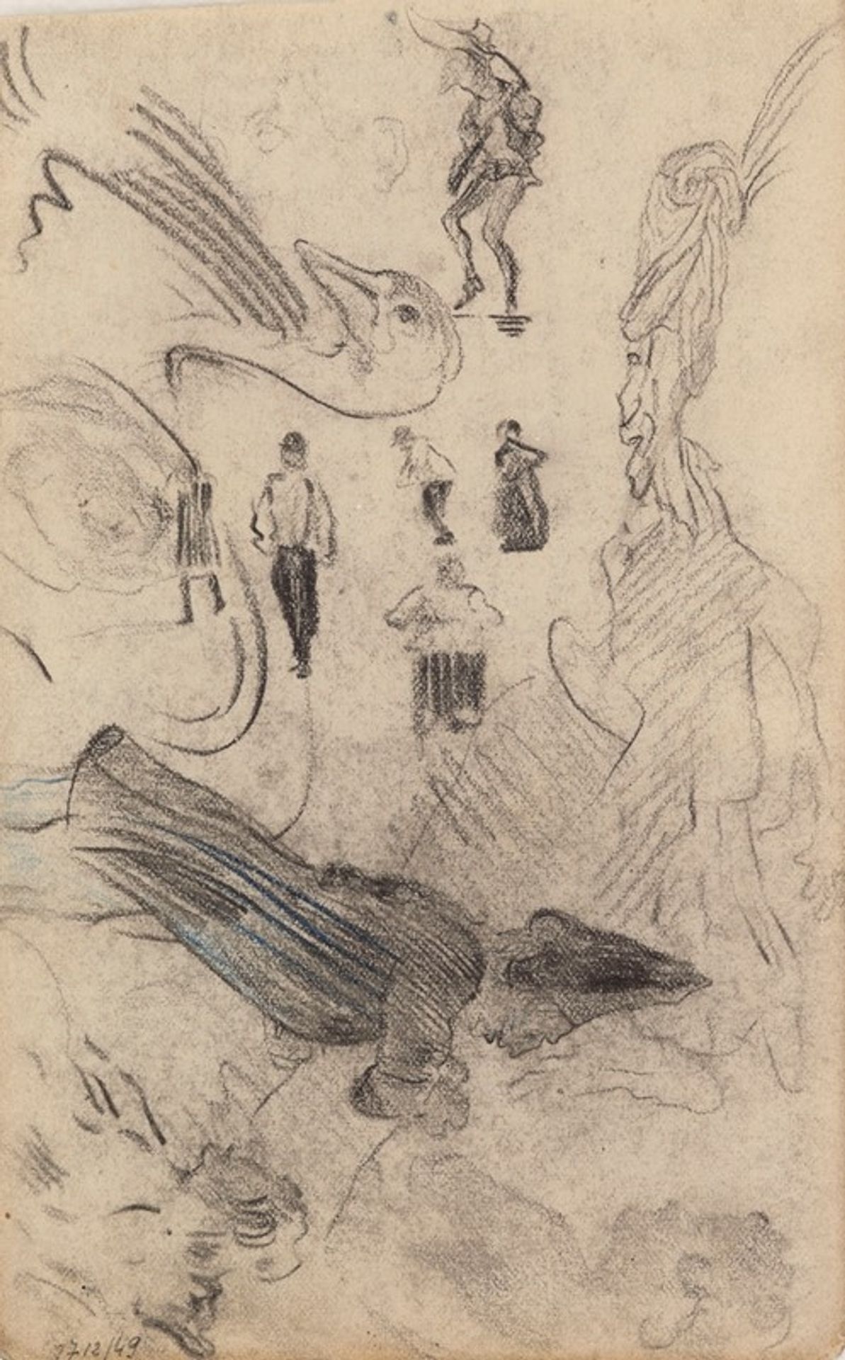 Silhouettes and Grotesque Figures by James Ensor