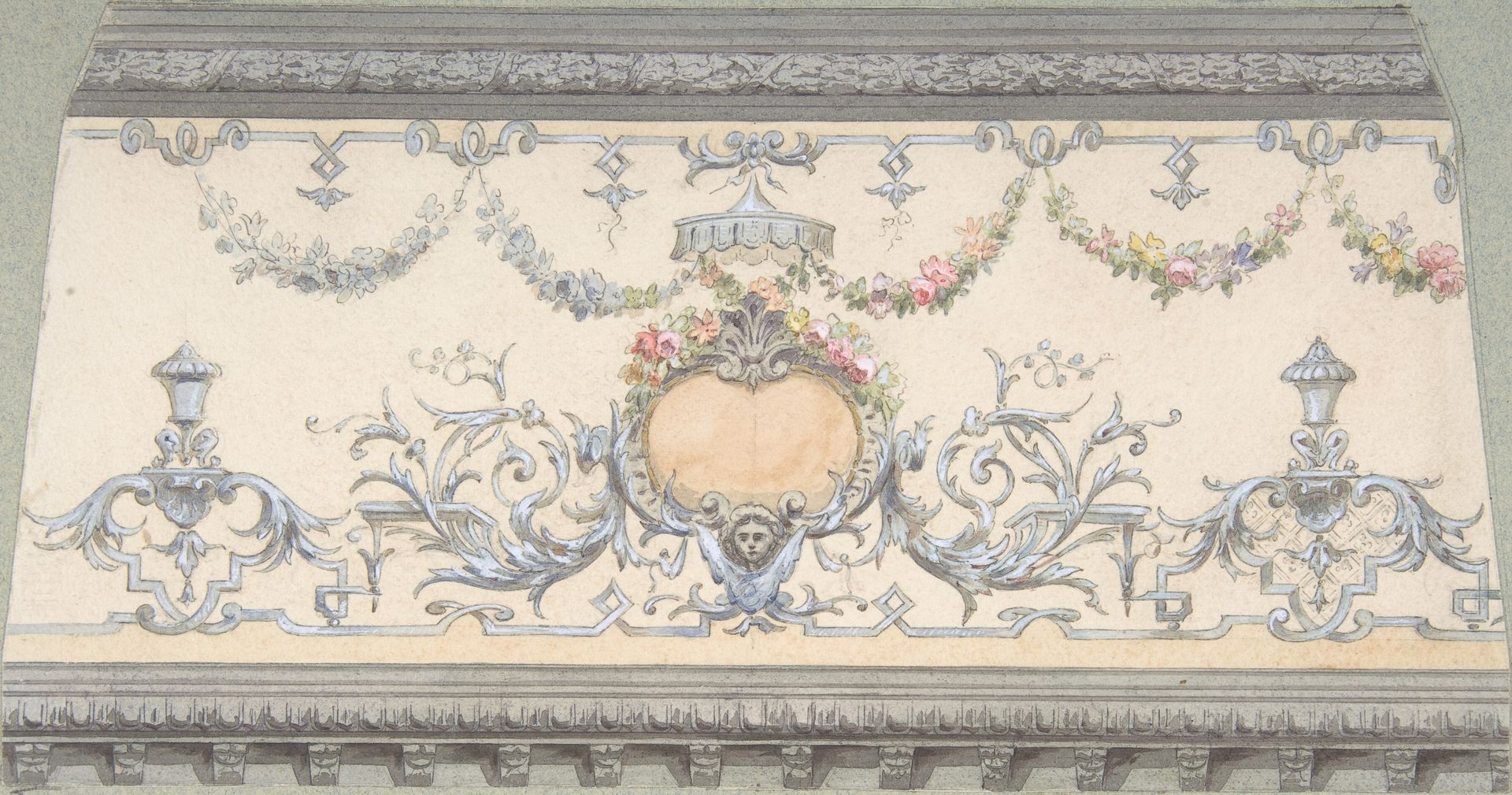 Design for Cove Section by Jules-Edmond-Charles Lachaise