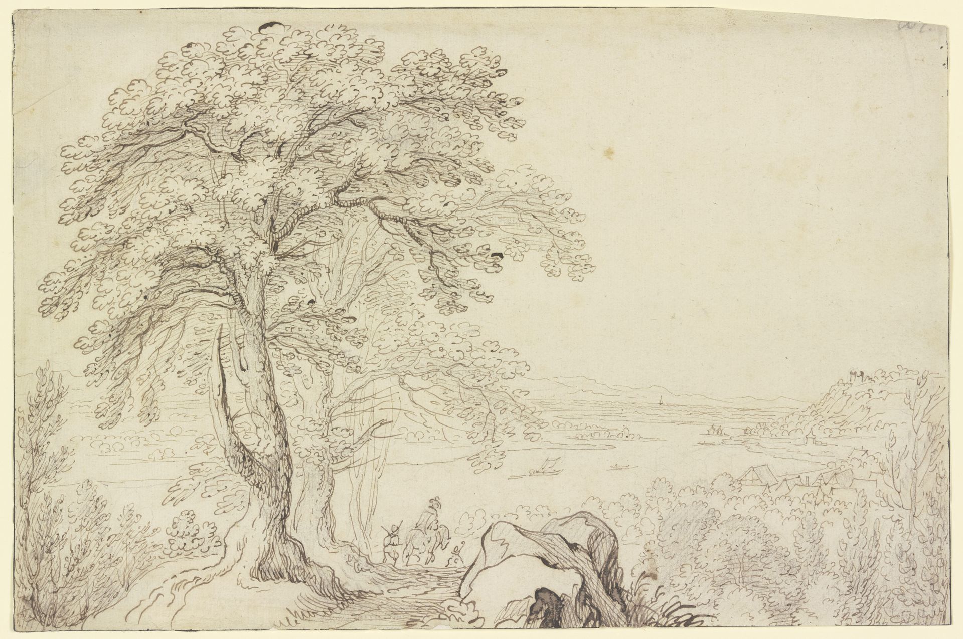 Upper Rhine landscape by Matthäus Merian the Elder