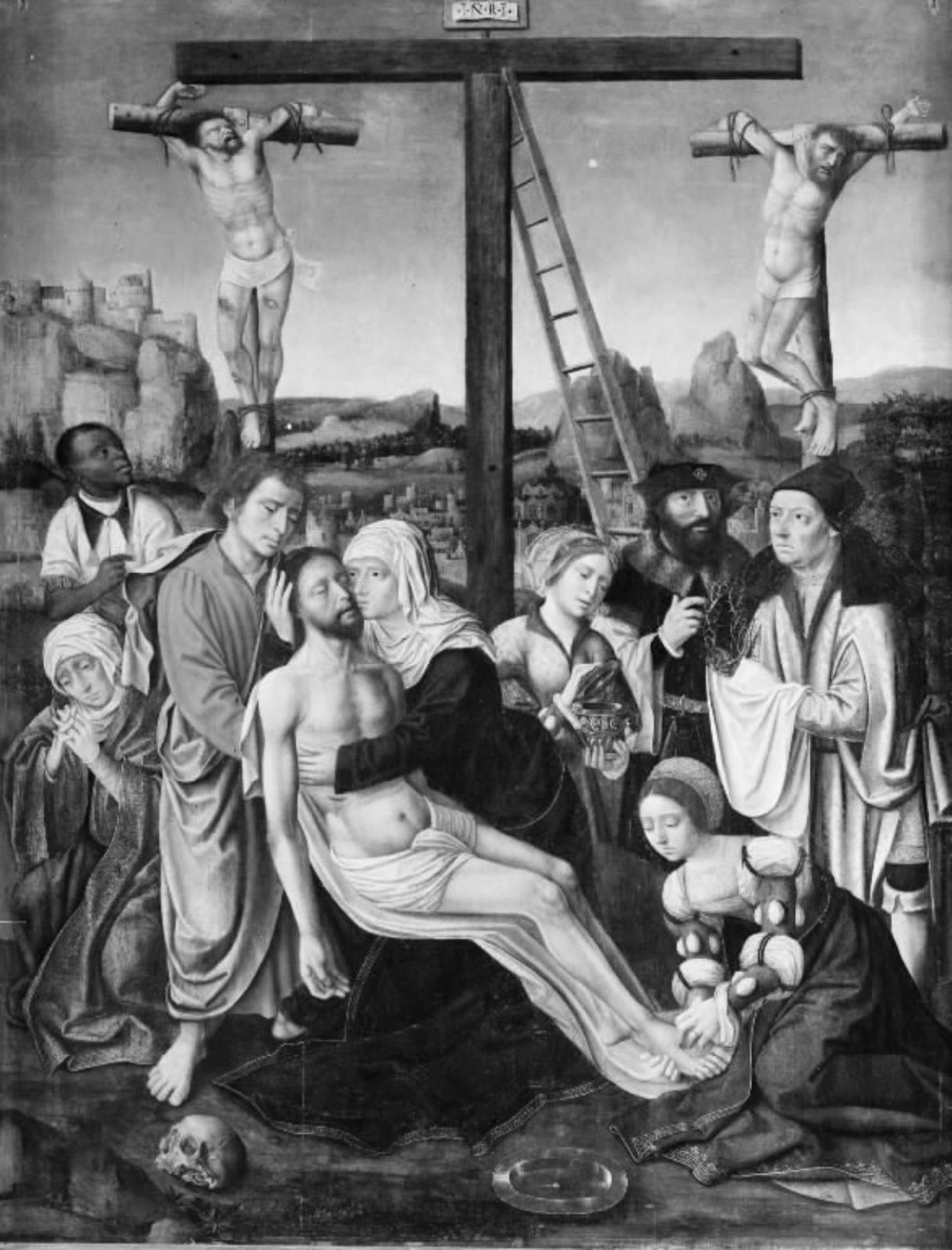 The Lamentation by Mesteren fra det hell. blods broderskab