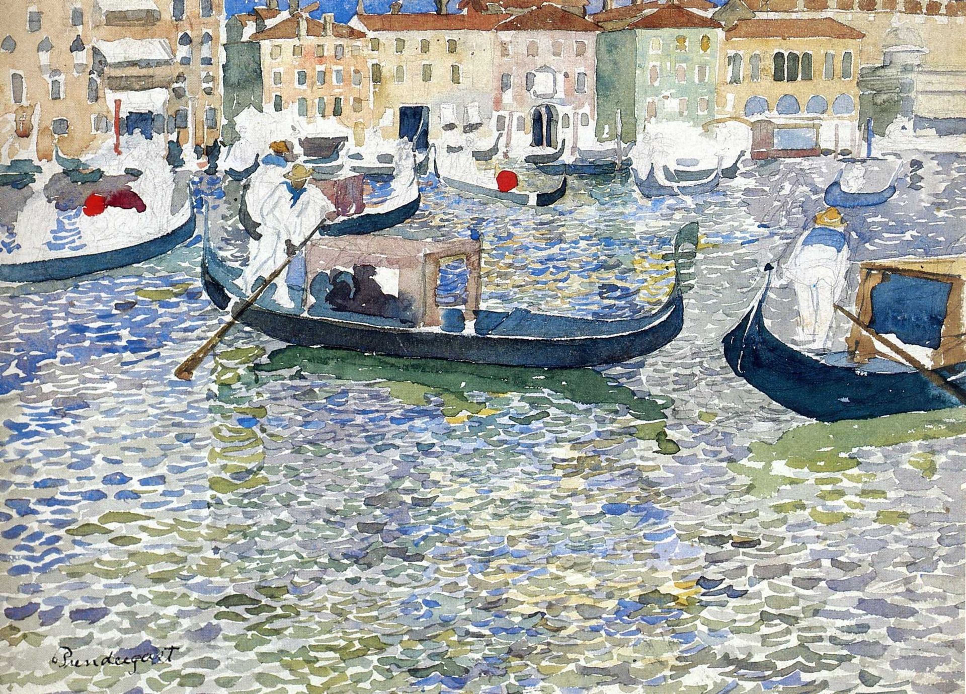 Grand Canal, Venice by Maurice Prendergast