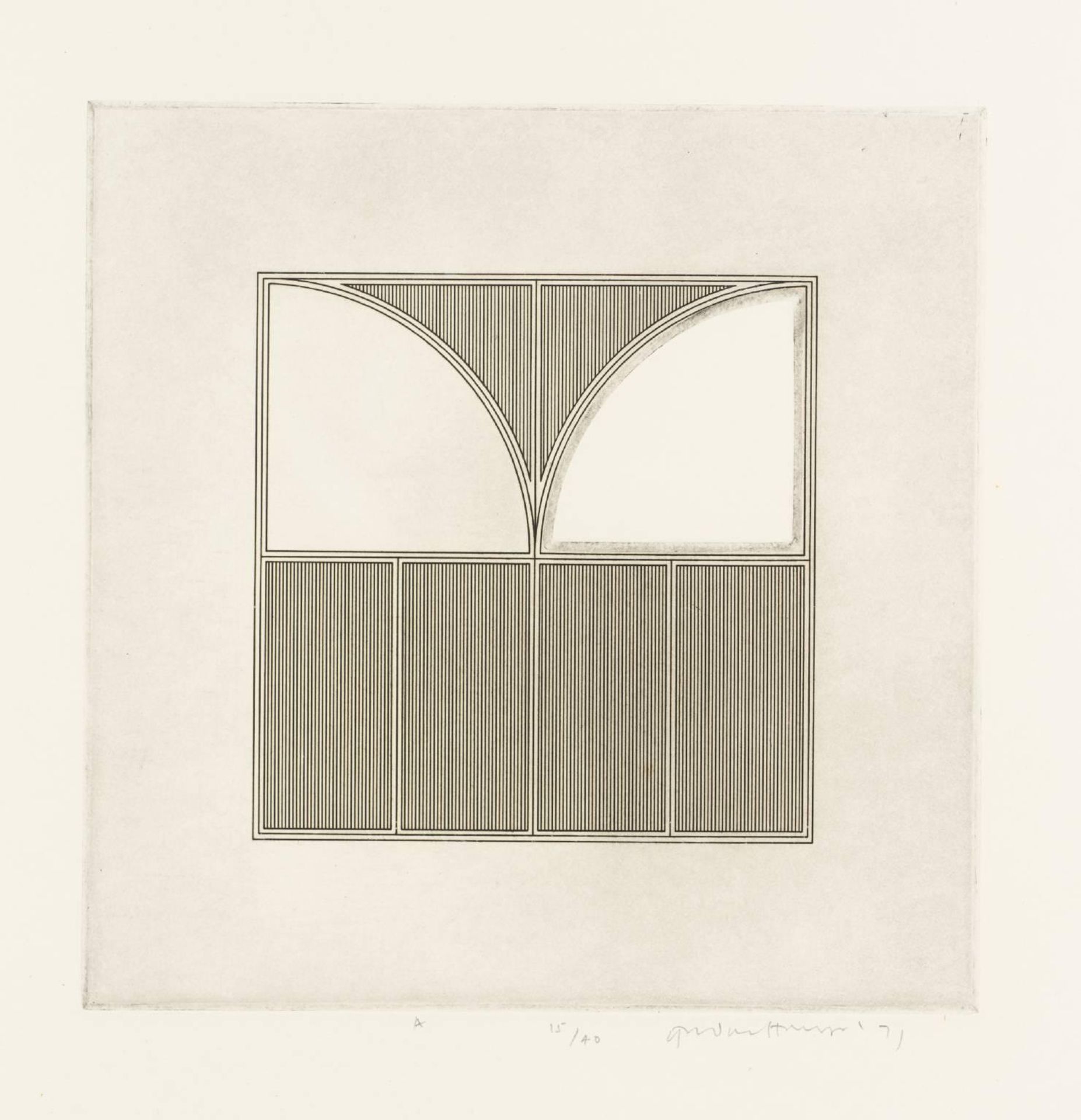 Arcs with a Square by  Gordon House