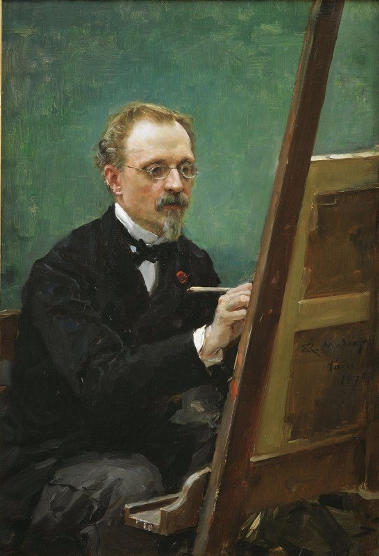 Portrait of Federico de Madrazo Painting by Raimundo de Madrazo