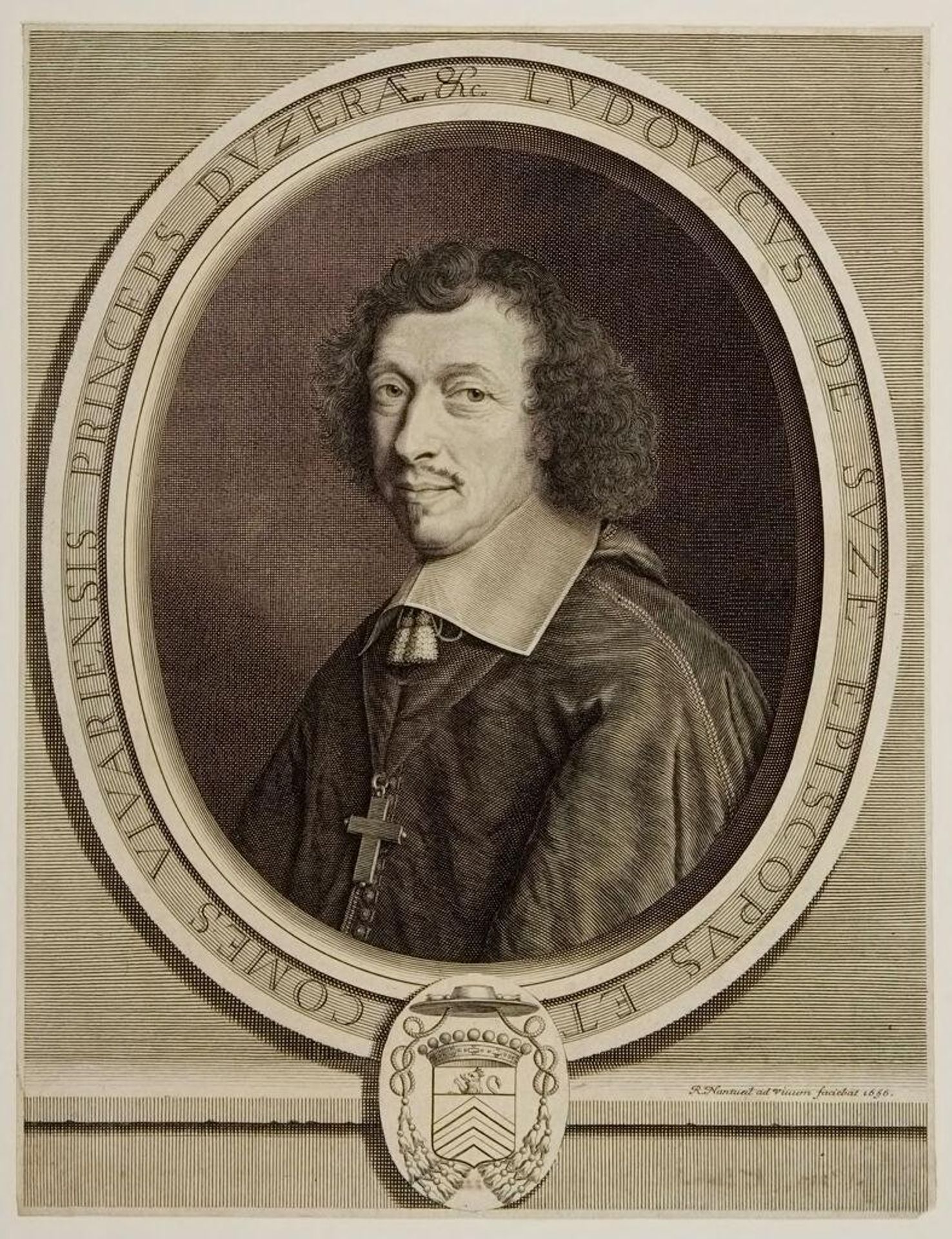 Louis-FranÃ§ois de la Baume de Suze by Robert Nanteuil