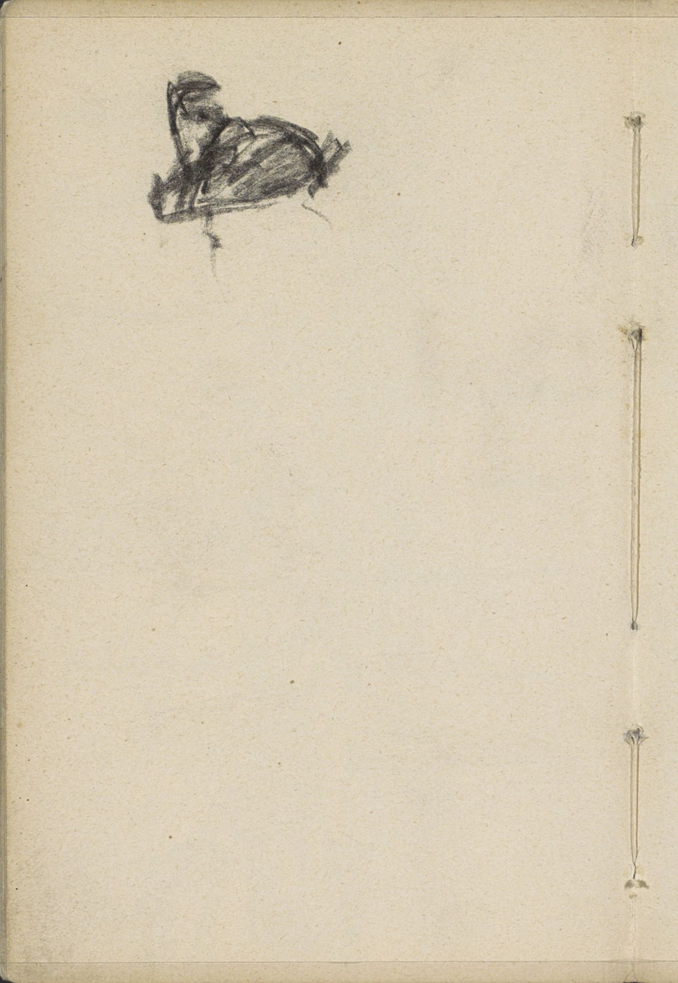 Studie, mogelijk van een dameshoed by George Hendrik Breitner