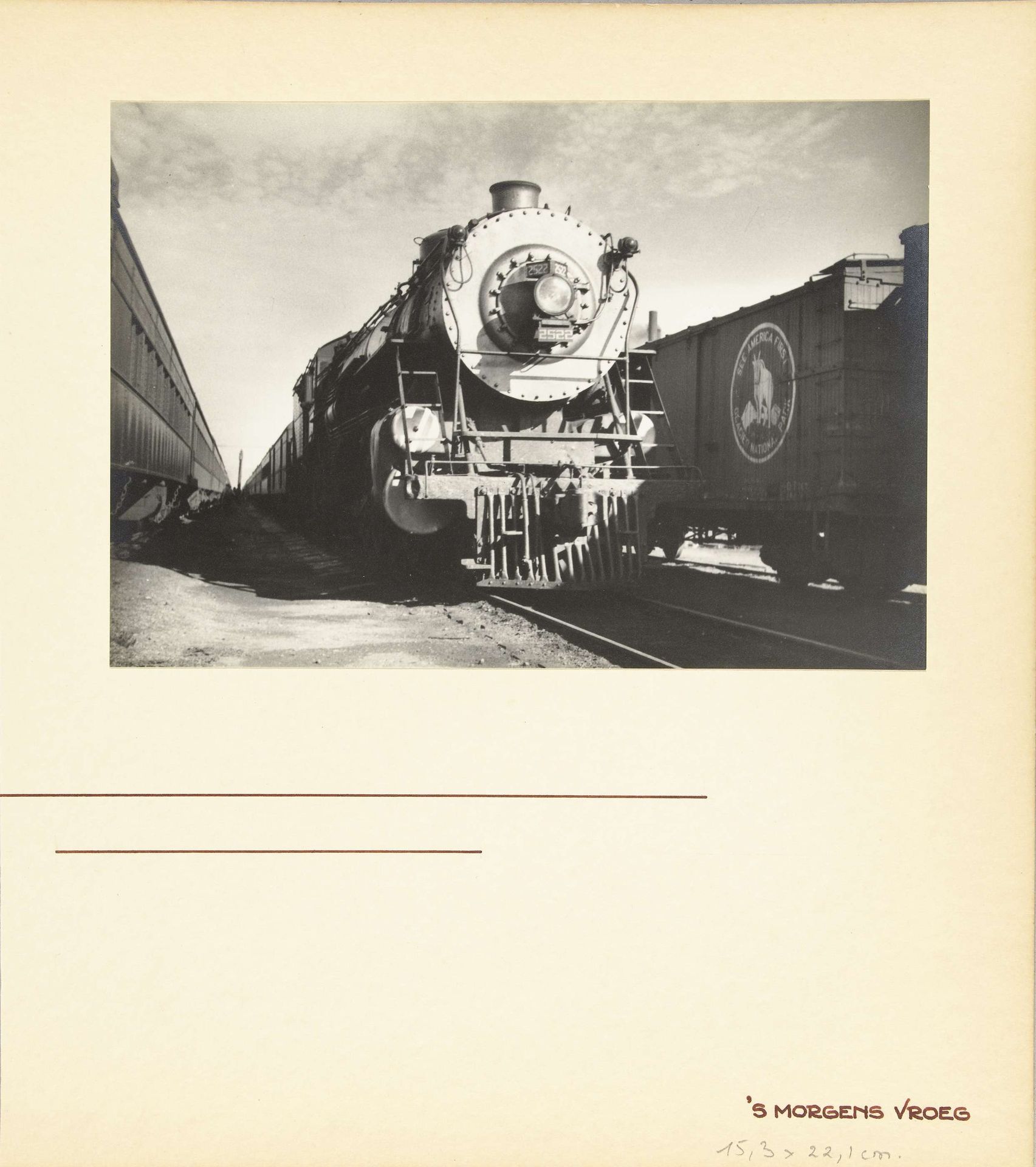 Onbekende locatie in de Verenigde Staten: locomotief by Wouter Cool