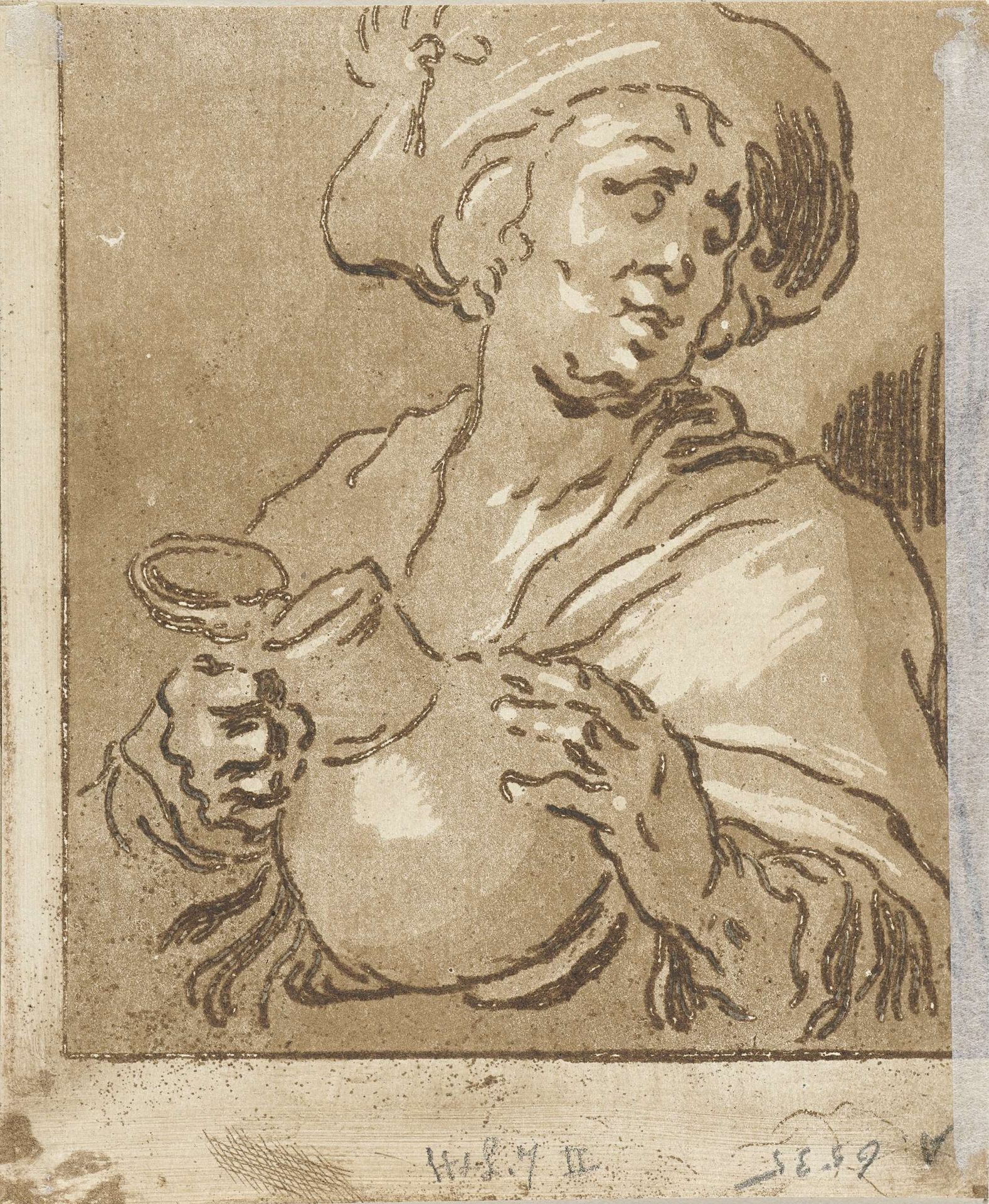 Man met kruik by Hermanus Fock