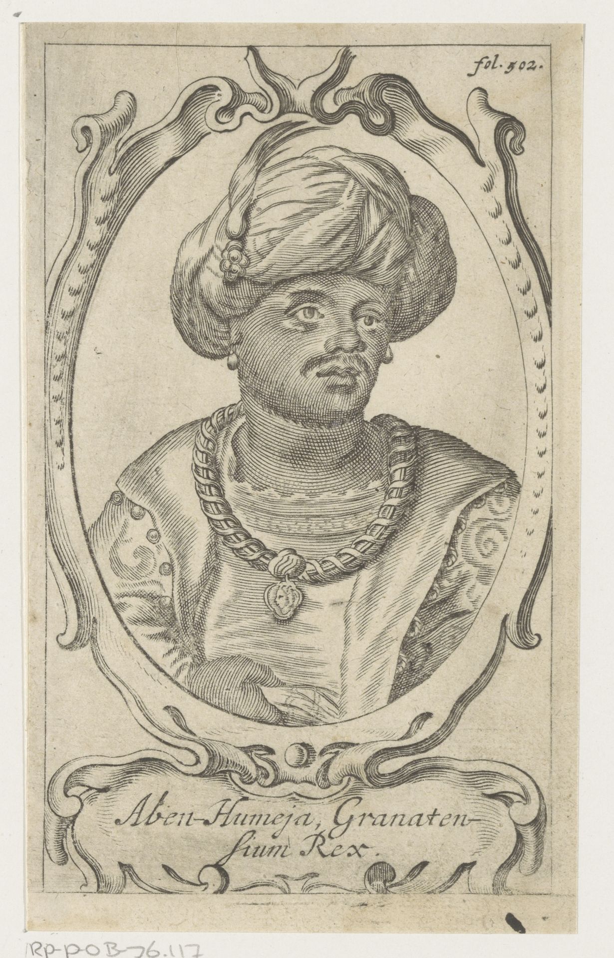 Portret van Aben Humeya, koning van Granada by Anonymous