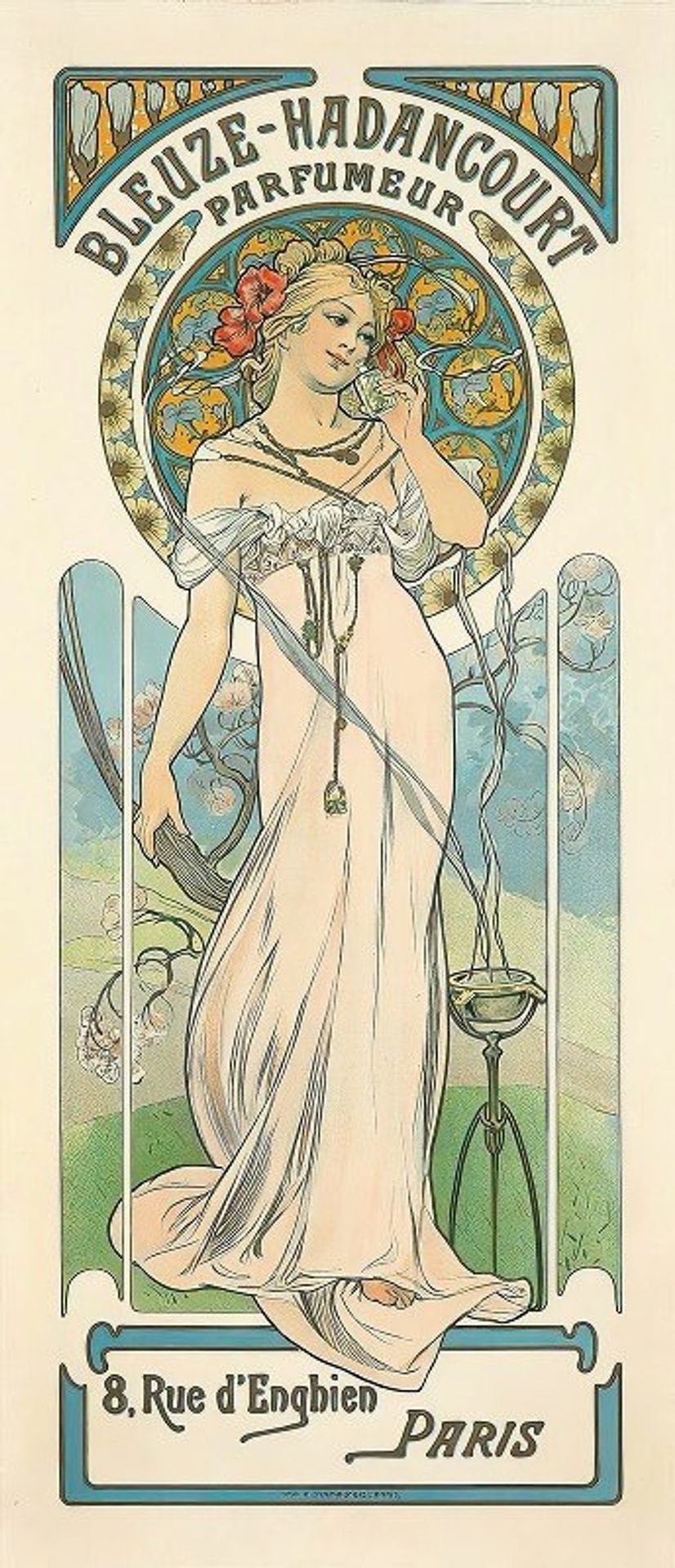 Bleuze-Hadancourt Parfumeur by Alphonse Mucha